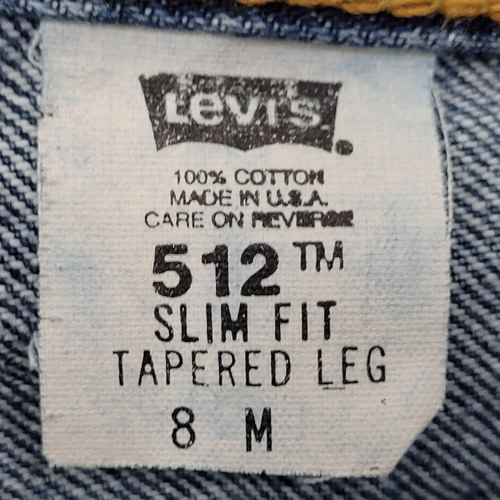 Levi's Vintage LEVIS 512 Slim Tapered Jeans Womens 2 26x31 USA Y2K Size 26" / US 2 / IT 38 - 4 Thumbnail