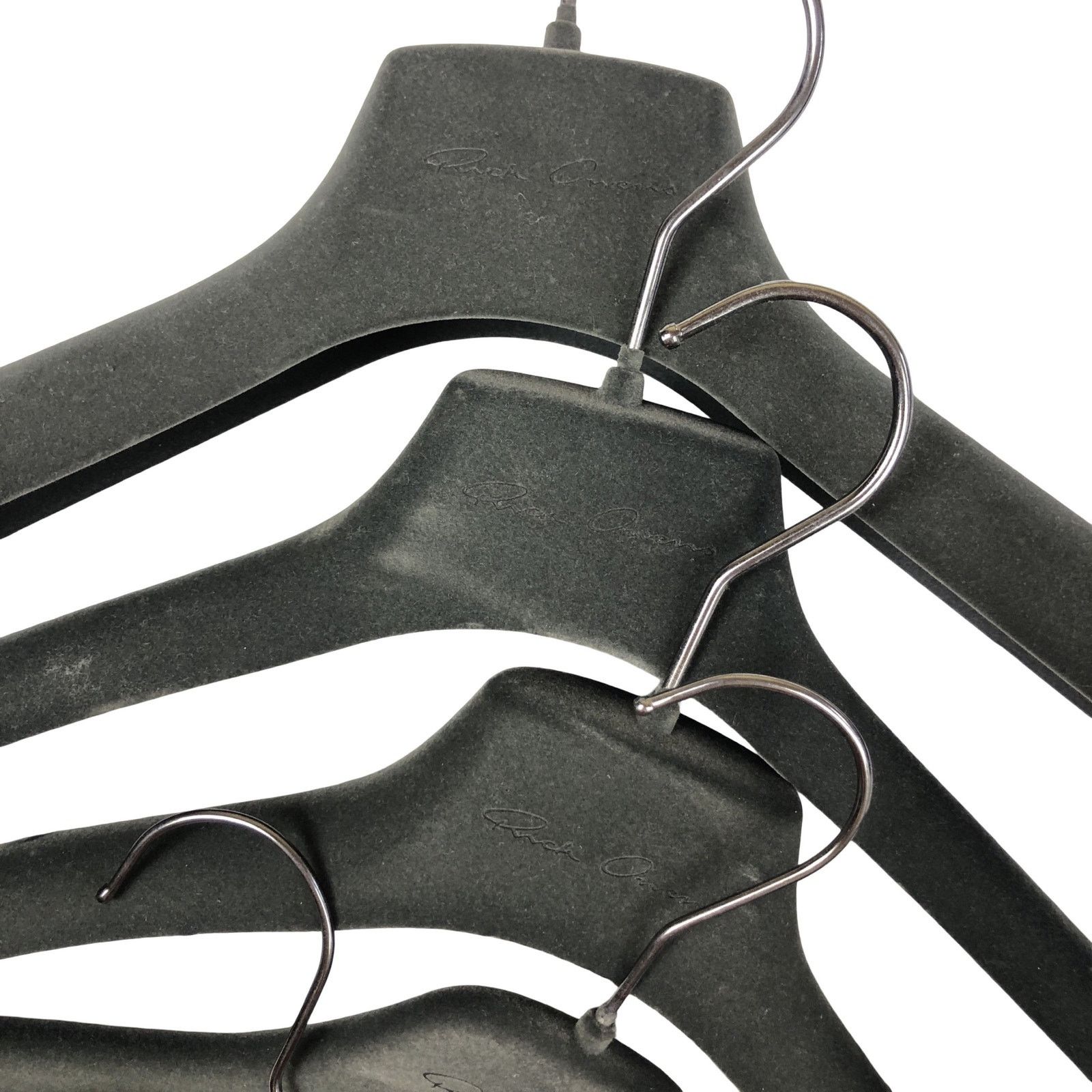 Rick Owens Rick Owens Logo Velour Hangers Size ONE SIZE - 5 Thumbnail