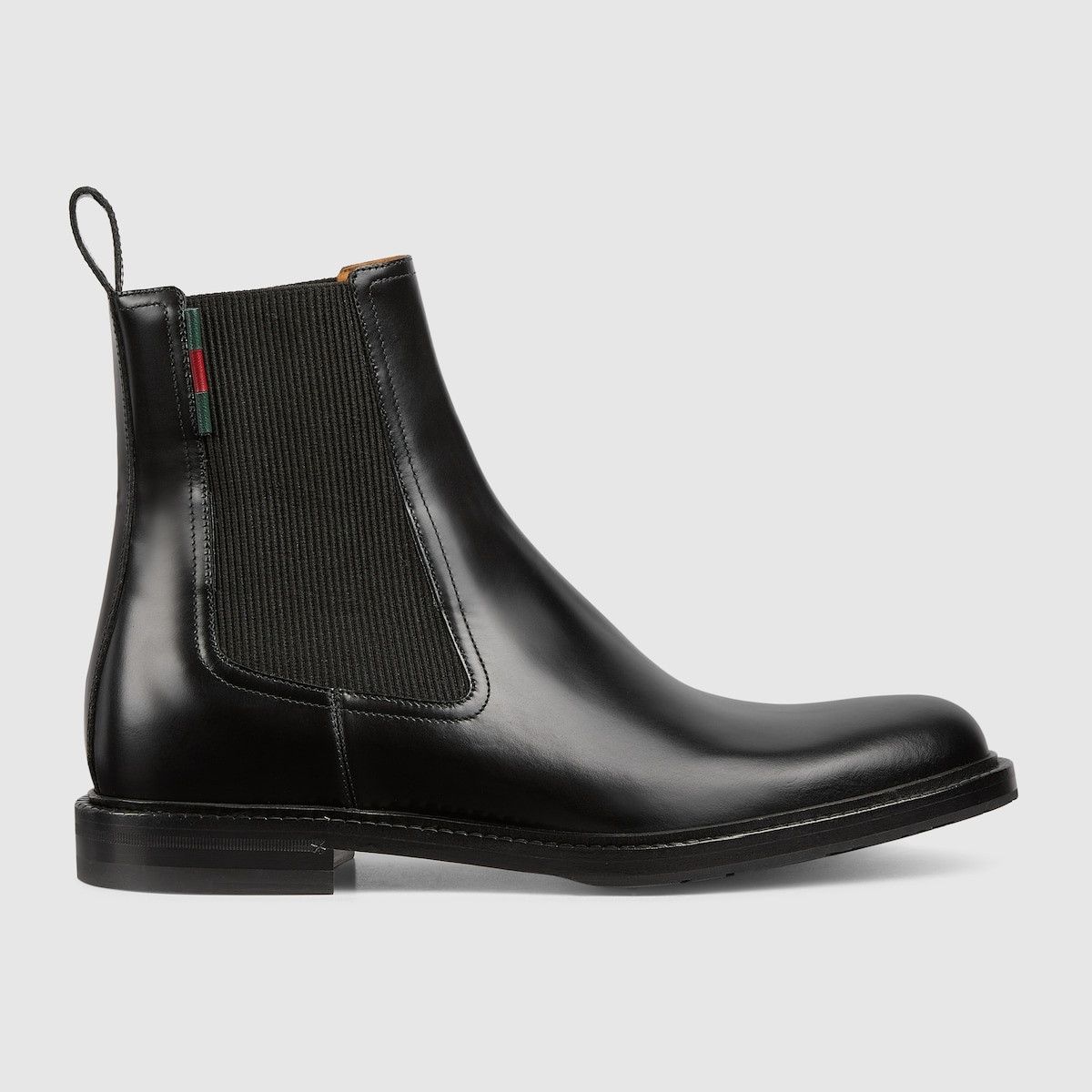 o1s1wg111025 Ankle Boots With Leather Web in Black