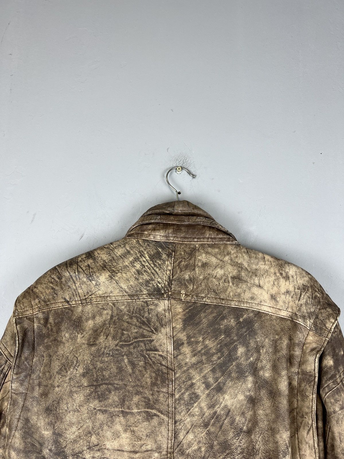 Vintage Vintage Multi pocket Camo Leather Jacket G2 style Size US L / EU 52-54 / 3 - 14 Thumbnail