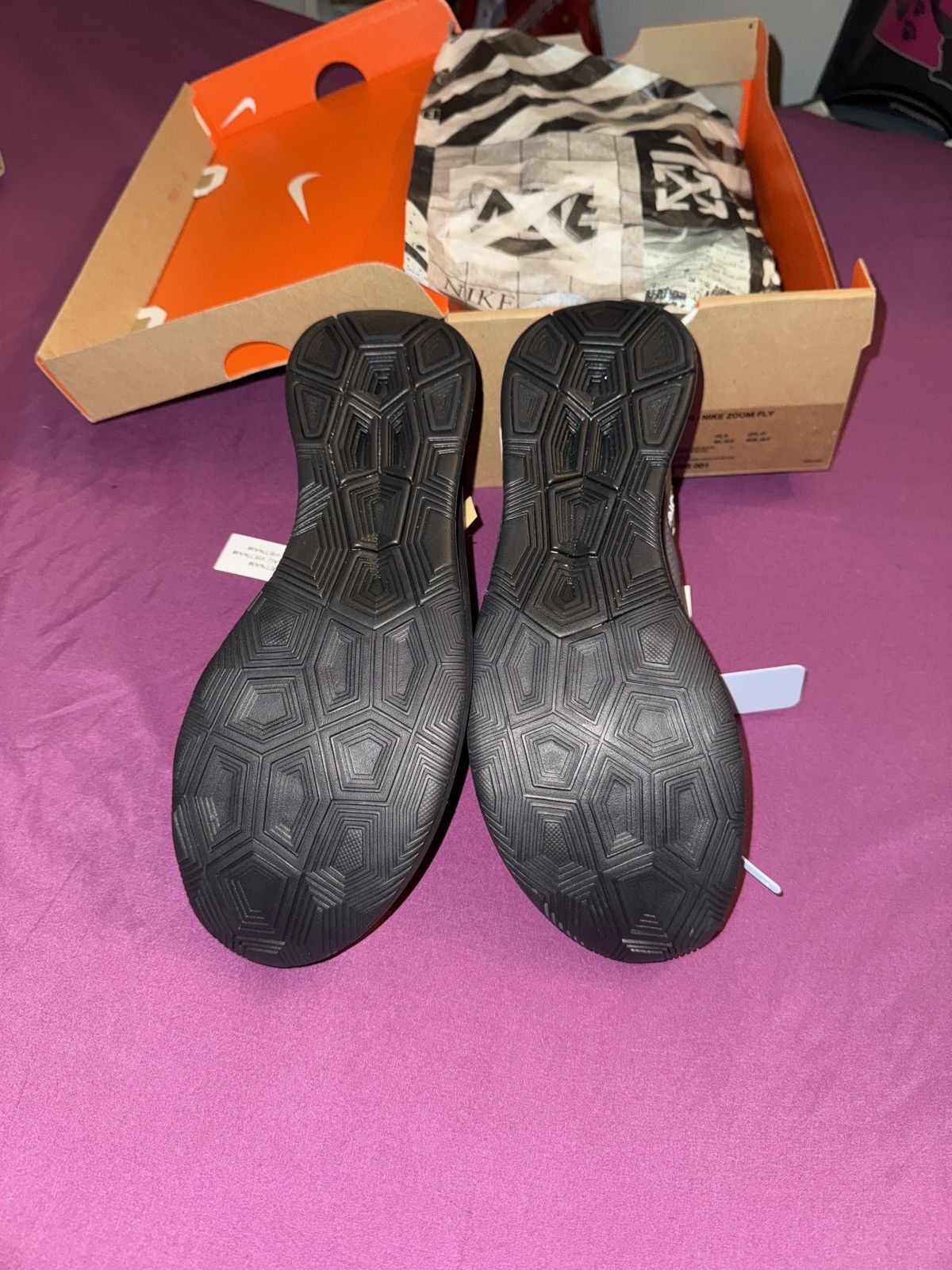 Nike × Off-White Nike zoom fly x off white black Size US 9 / EU 42 - 7 Thumbnail