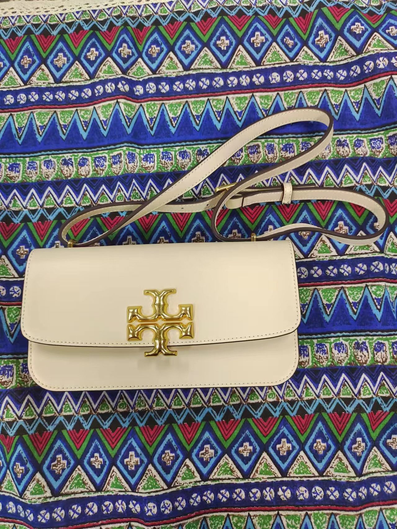 Tory Burch TORY BURCH Eleanor Small Convertible Leather Shoulder Bag Size ONE SIZE - 1 Thumbnail