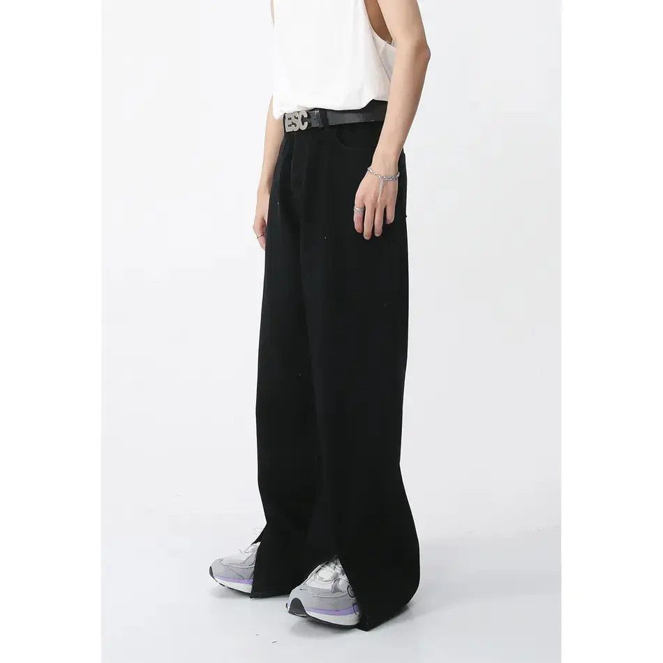 Japanese Brand Retro loose wide leg casual jeans Size US 32 / EU 48 - 2 Thumbnail