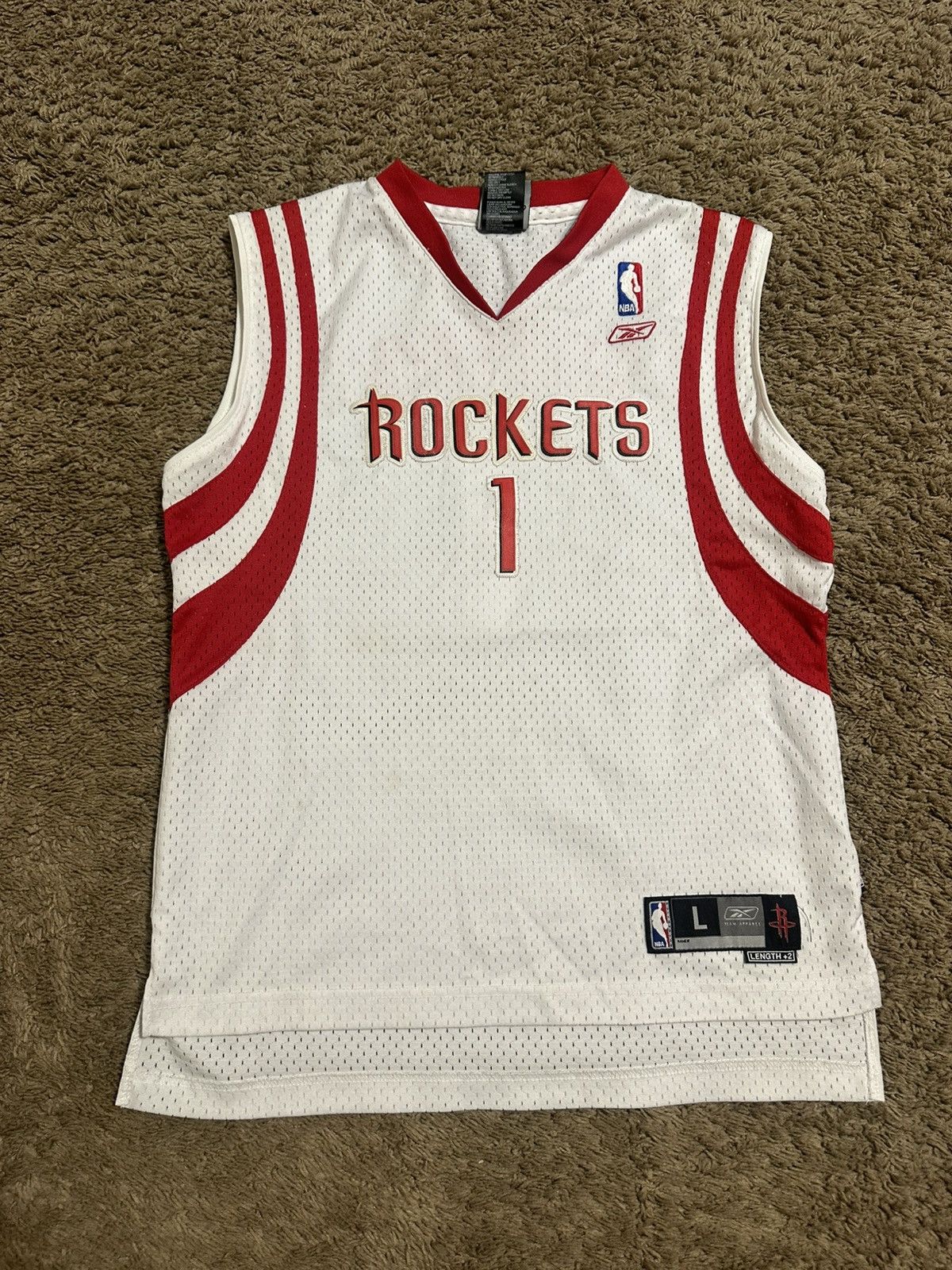 NBA Vintage Kids NBA Reebok Houston Rockets 00s size large Size US XXS / EU 40 - 1 Thumbnail