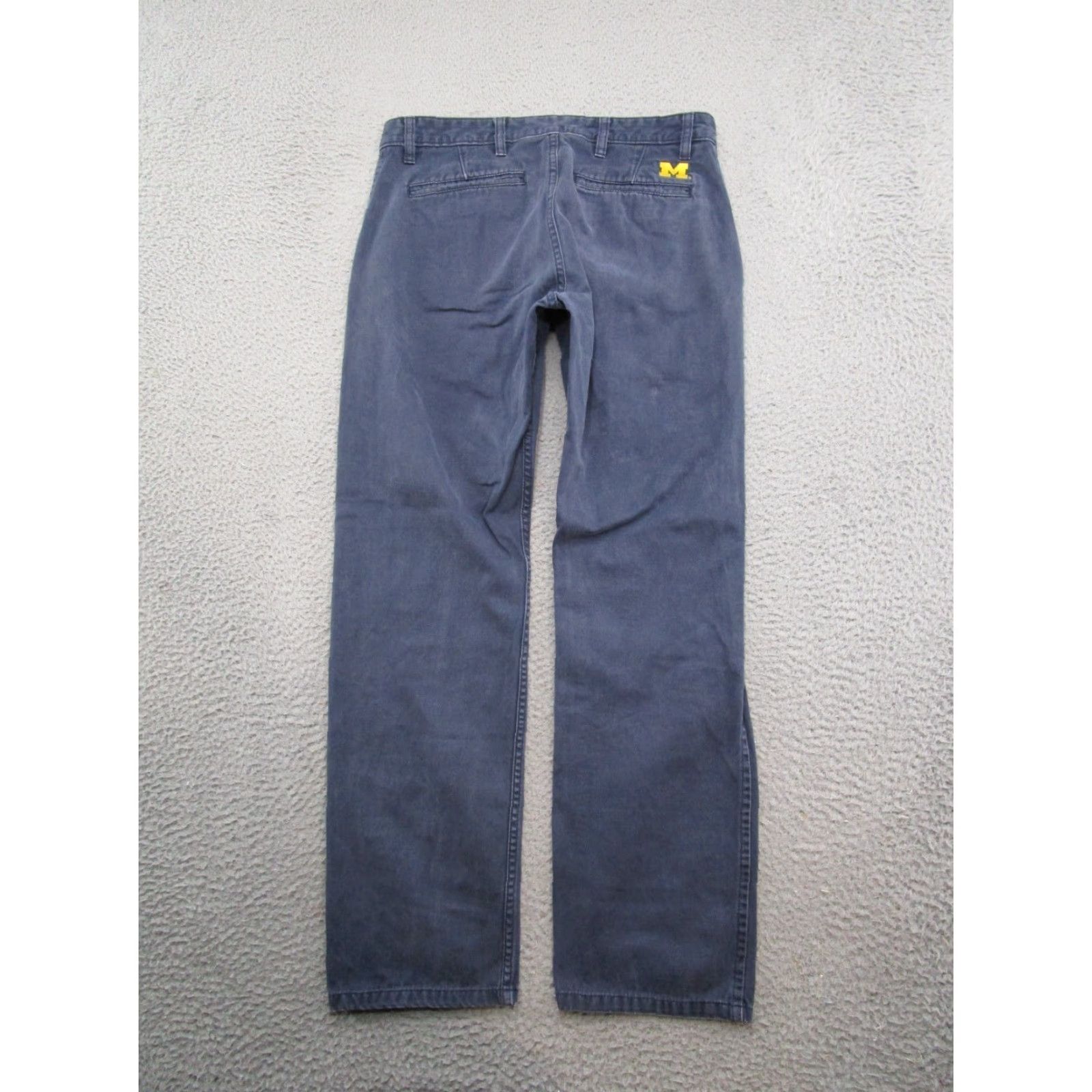 Dockers VTG Dockers Navy Blue University of Michigan Wolverines Pants 32x30 Cotton Khakis Size US 32 / EU 48 - 6 Thumbnail