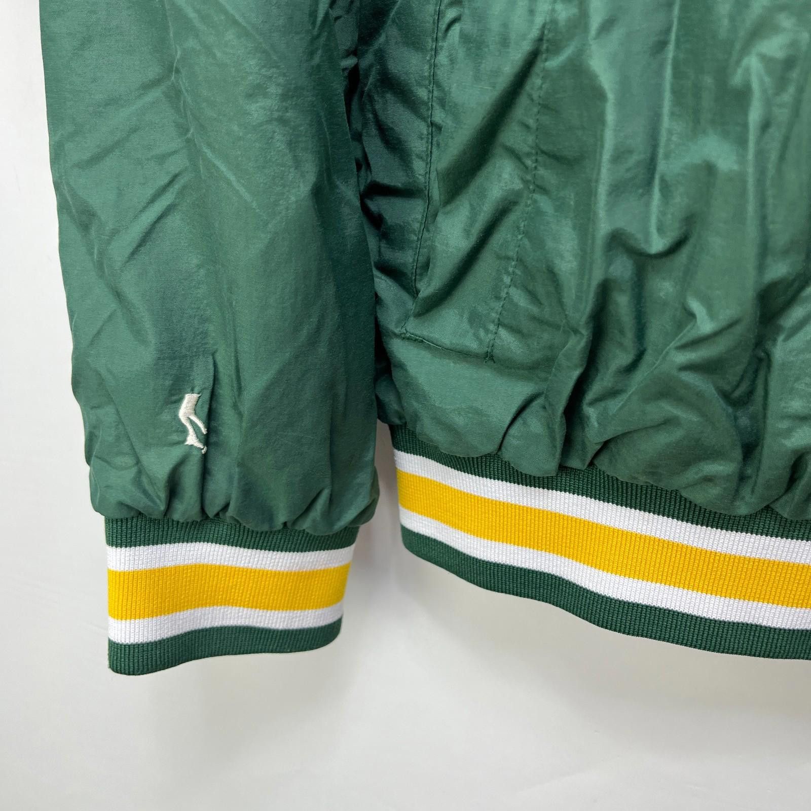 Designer Vintage 90s Green Bay Packers NFL Pullover Jacket Large Size ONE SIZE - 7 Thumbnail