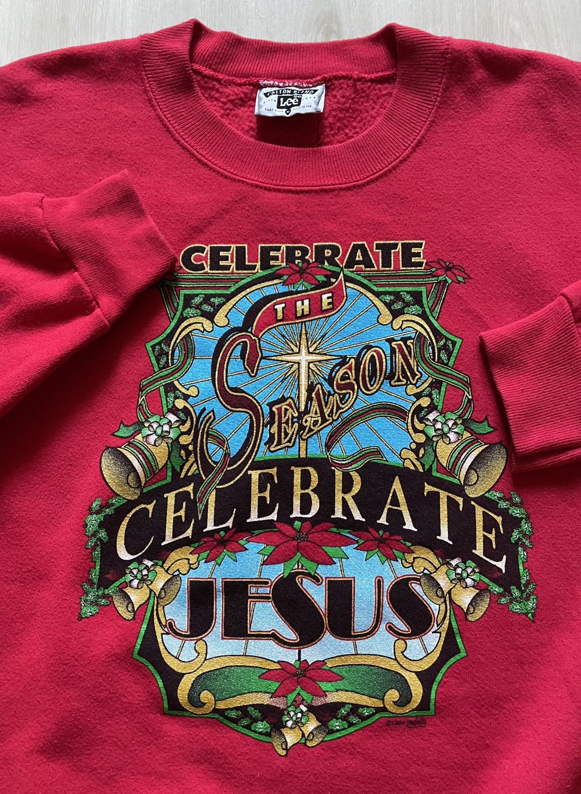 Vintage VTG The Season To Celebrate Jesus Christmas Crewneck Sz XL Size US XL / EU 56 / 4 - 2 Thumbnail