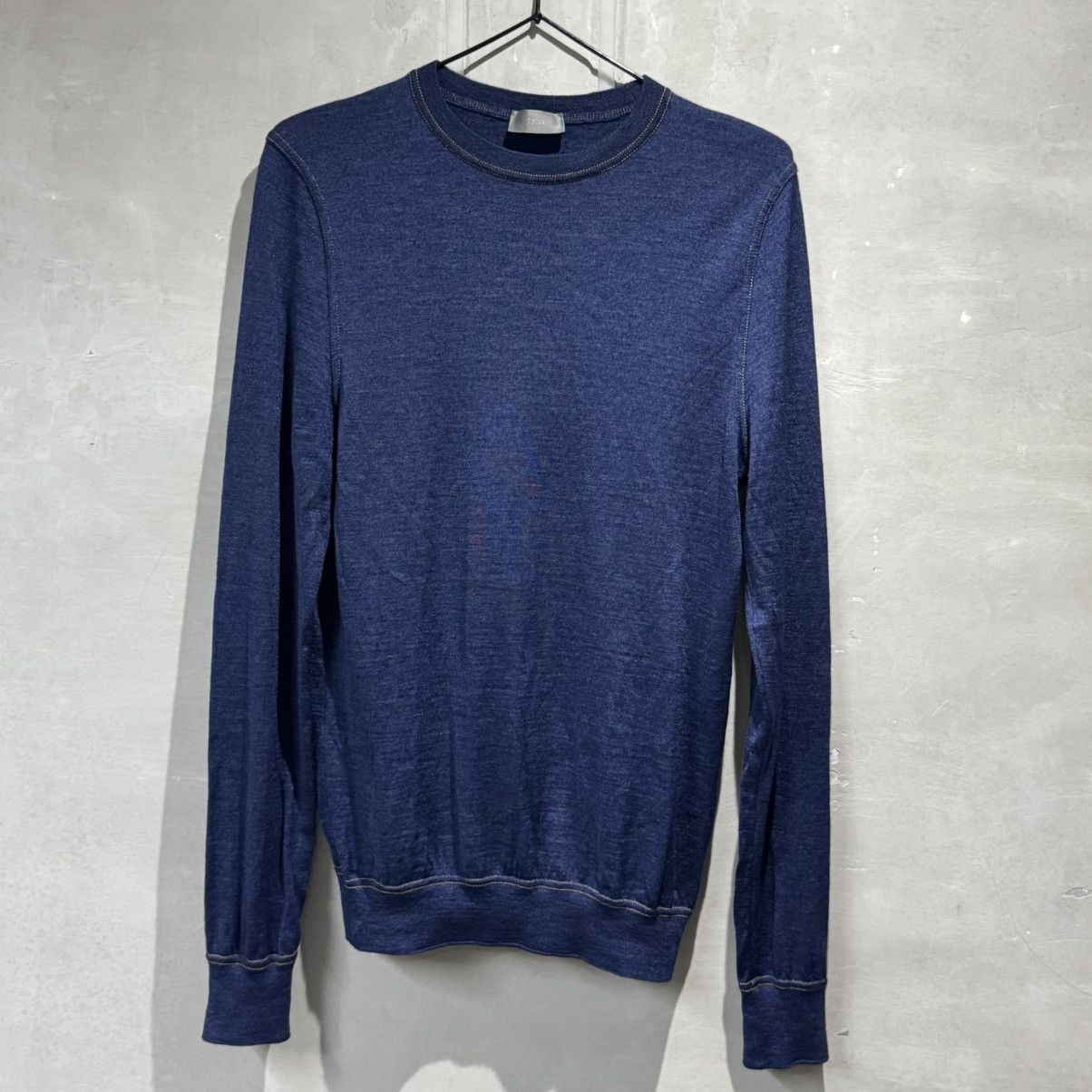 Dior AW 2008 Dior Homme Kris Van Assche Virgin Wool Knit Crewneck Size US S / EU 44-46 / 1 - 12 Thumbnail