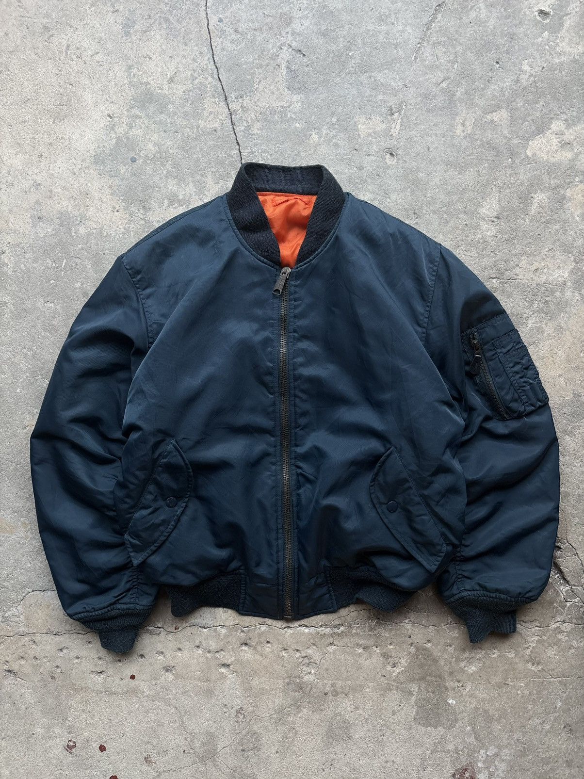 Alpha Industries Reversible MA-1 Bomber Jacket Size L Size US L / EU 52-54 / 3 - 3 Thumbnail