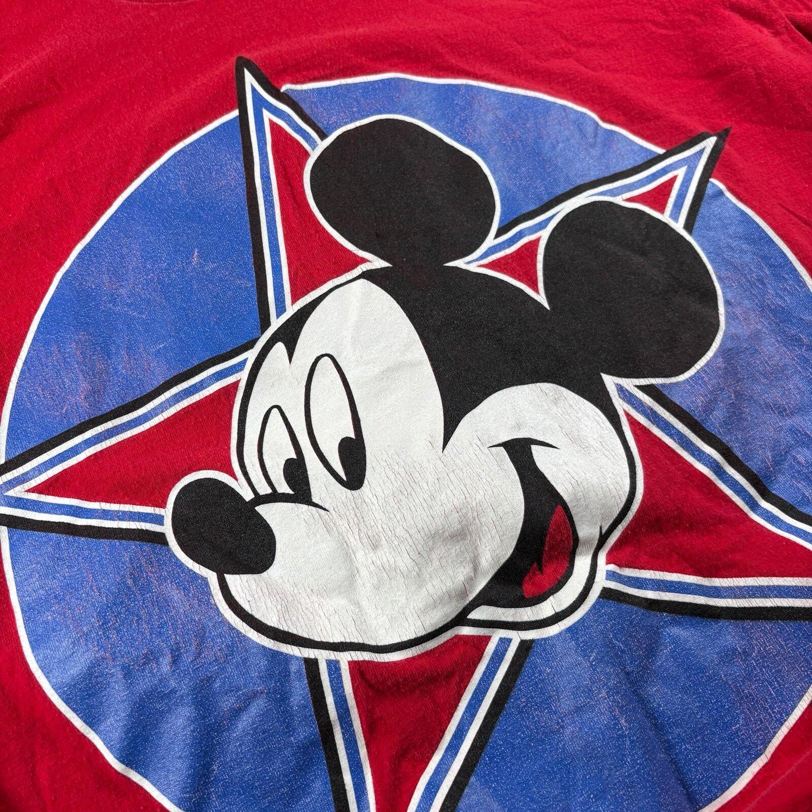 Disney Vintage 90s Mickey Mouse Disney tee Size US XL / EU 56 / 4 - 2 Thumbnail