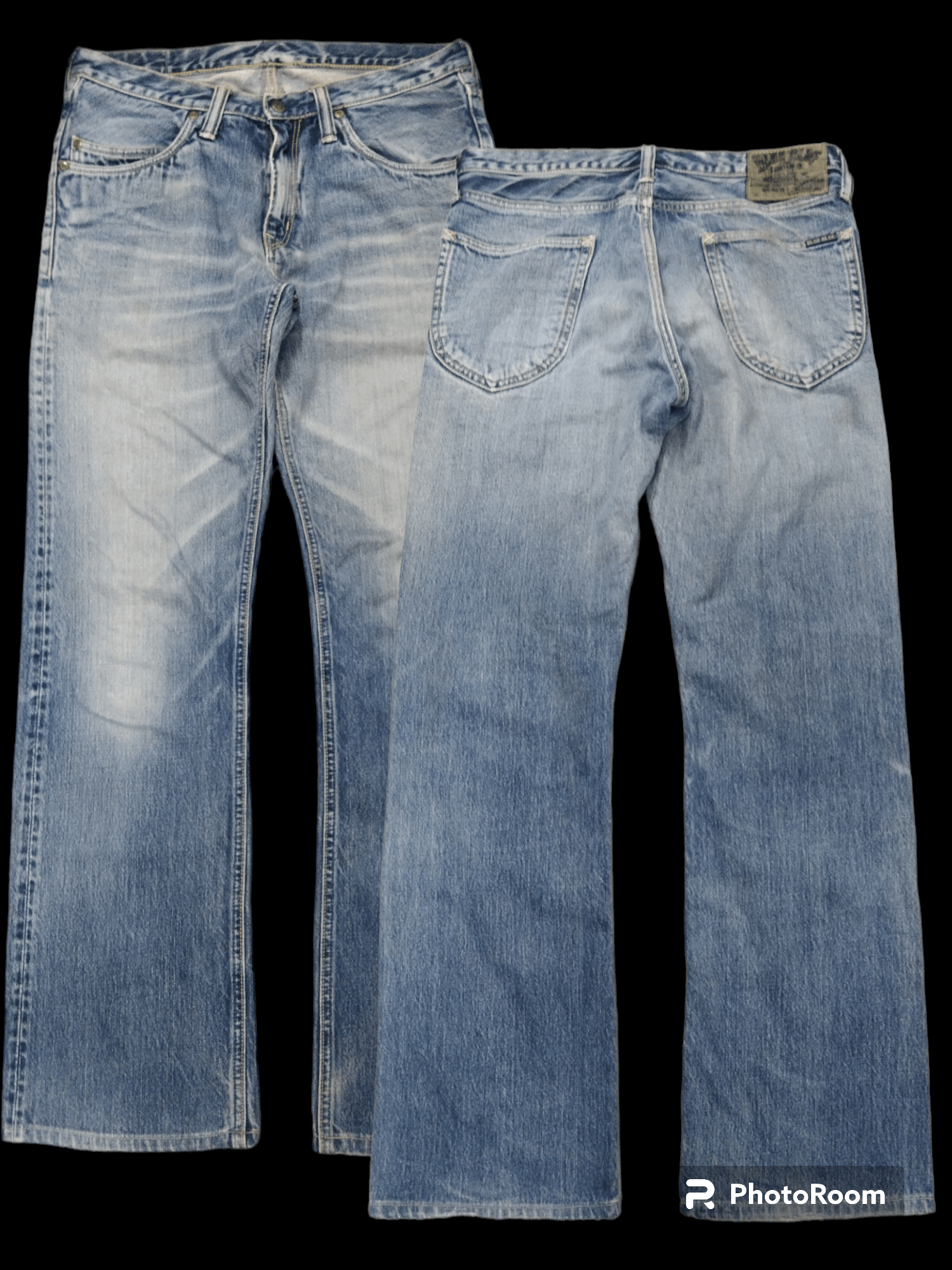 Blue Blue Japan SICK DISTRESSED BLUE BLUE DENIM PANTS Size US 30 / EU 46 - 1 Thumbnail