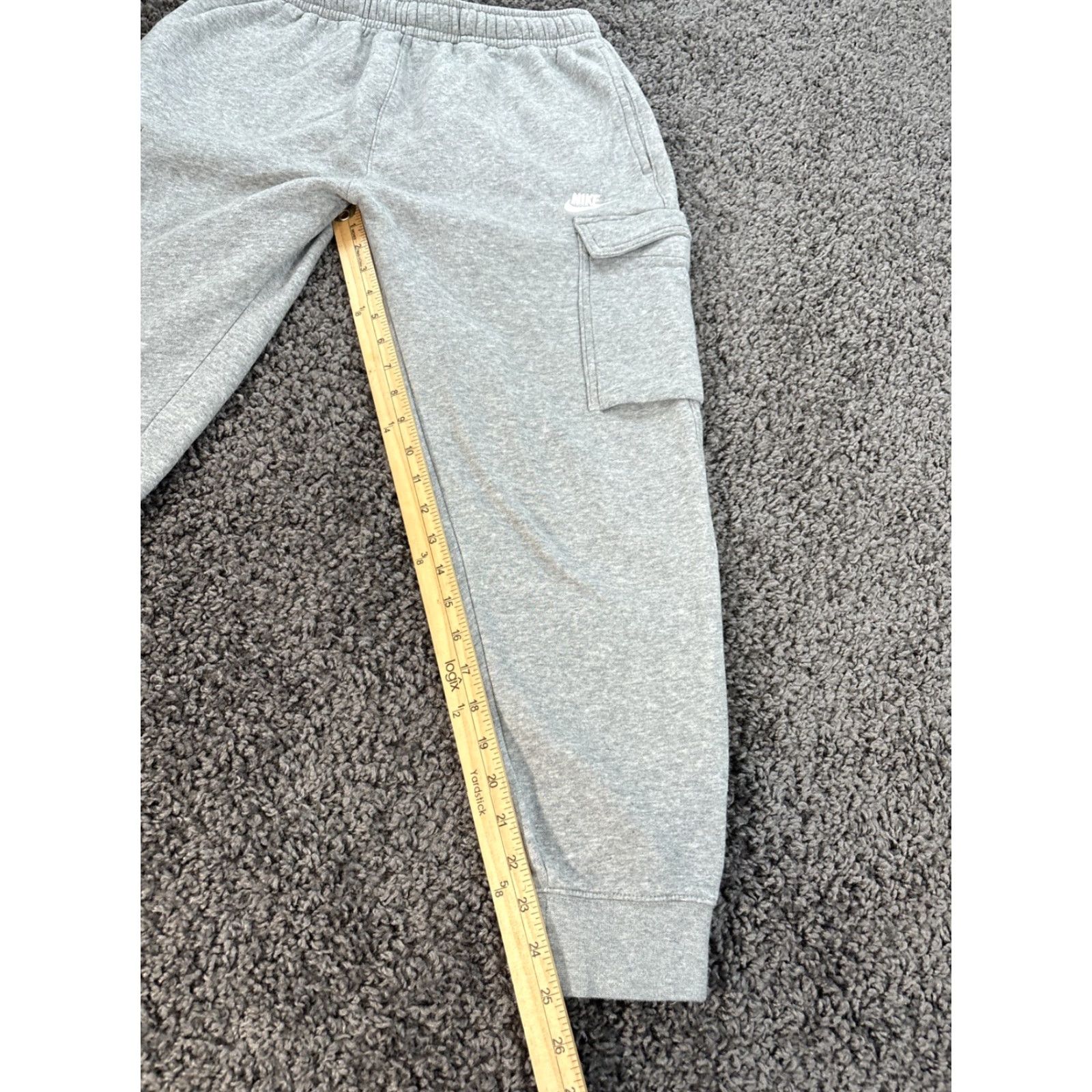 Nike Nike Cargo Sweatpants Mens S Fleece Joggers Pants Pockets CD3129-063 Athletic Size US 29 - 2 Thumbnail