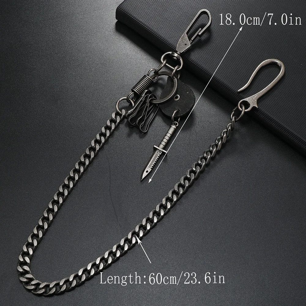 Japanese Brand × Vintage Vintage Keychain Jeans Chain Skull Ghost Head Chain Size ONE SIZE - 4 Thumbnail