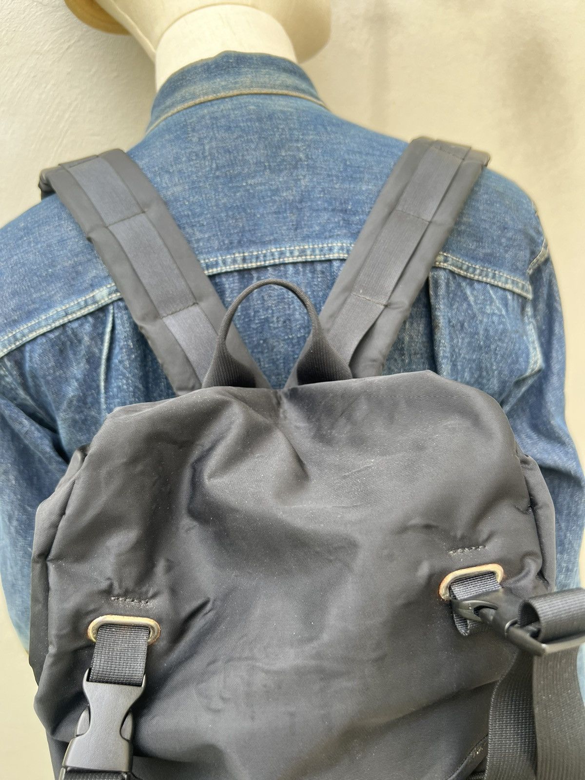 Vintage SAZABY Japan Black Backpack