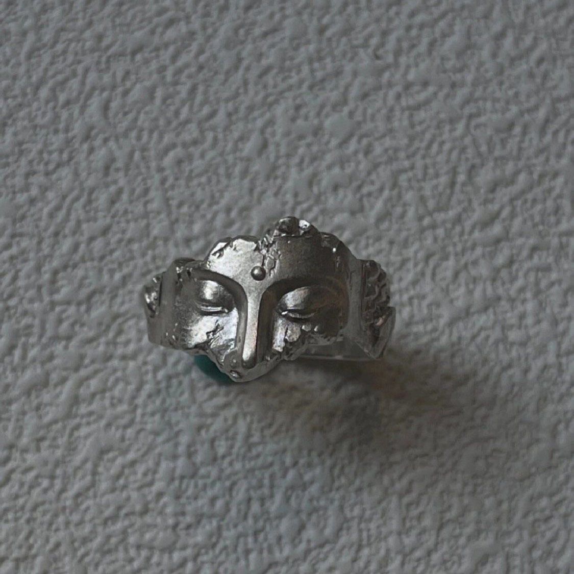 Jewelry Buddhism Jewelry Rings Open Size Chrome Ring (Size 7-13) Size ONE SIZE - 1 Thumbnail