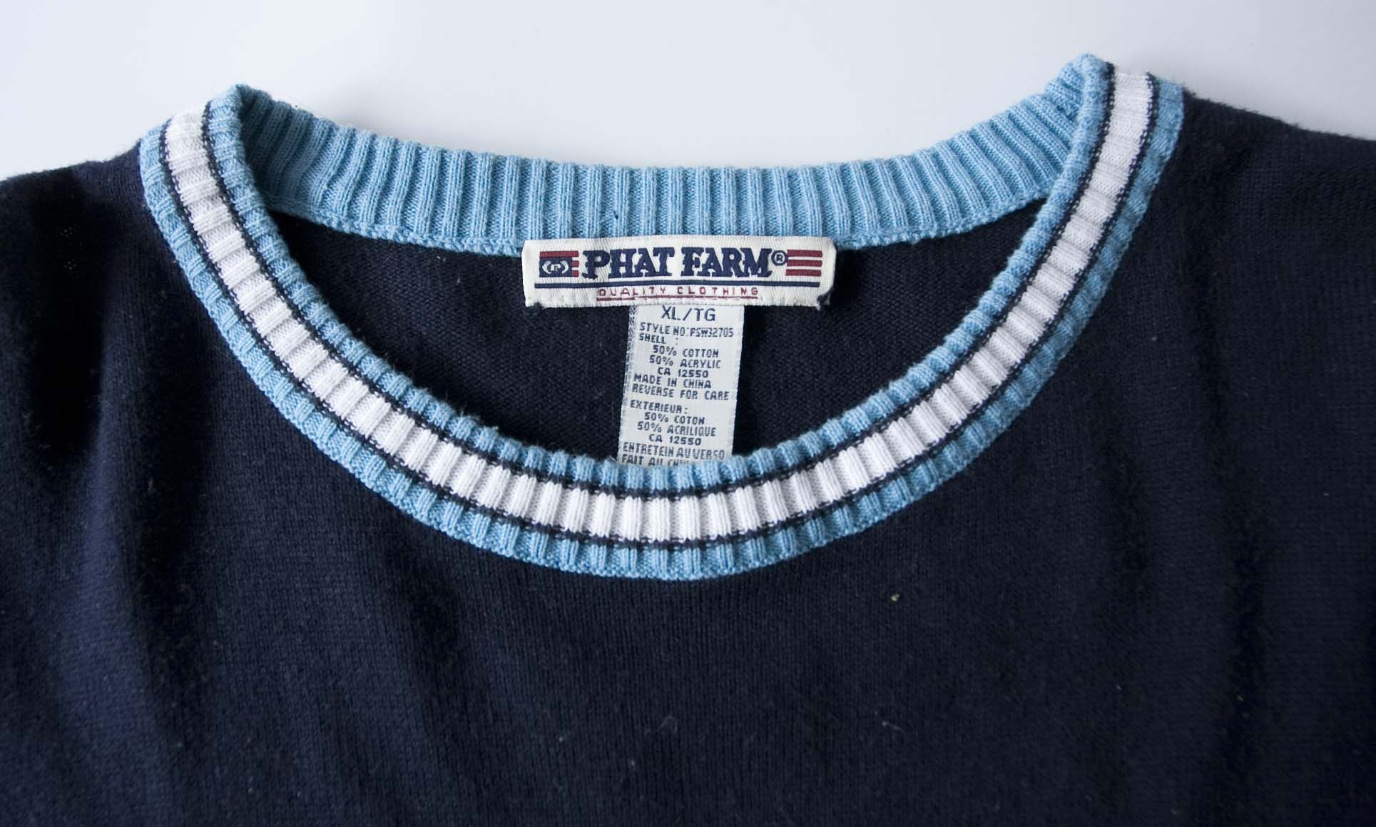 Phat Farm Phat Farm Sweater Logo Size XL Size US XL / EU 56 / 4 - 3 Thumbnail