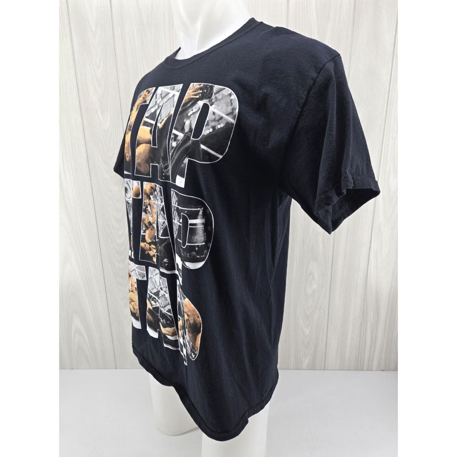 Vintage WWE Ronda Rousey T Shirt Mens Large Short Sleeve Black Wrestling Tee Tap Size US L / EU 52-54 / 3 - 4 Thumbnail