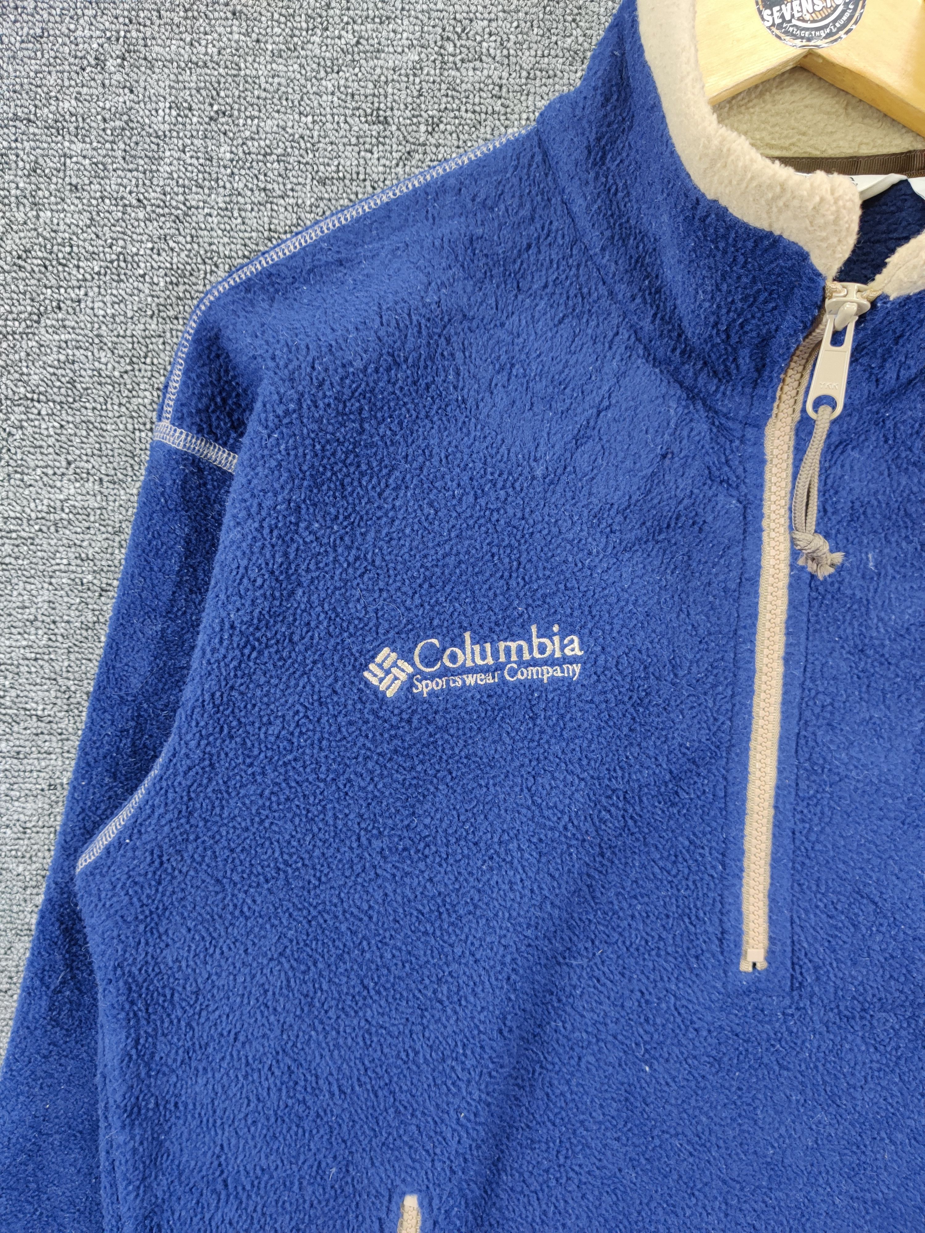 Columbia Vintage Columbia Fleece Half Zipper Jacket Size US XXS / EU 40 - 7 Thumbnail
