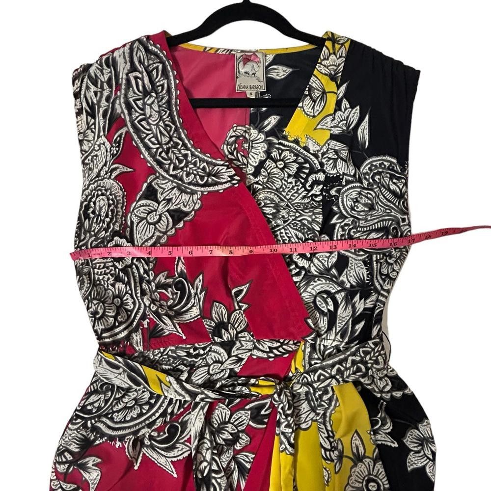 Designer Yoana Baraschi l Multicolored Floral Sheath Dress 6 Size M / US 6-8 / IT 42-44 - 9 Thumbnail