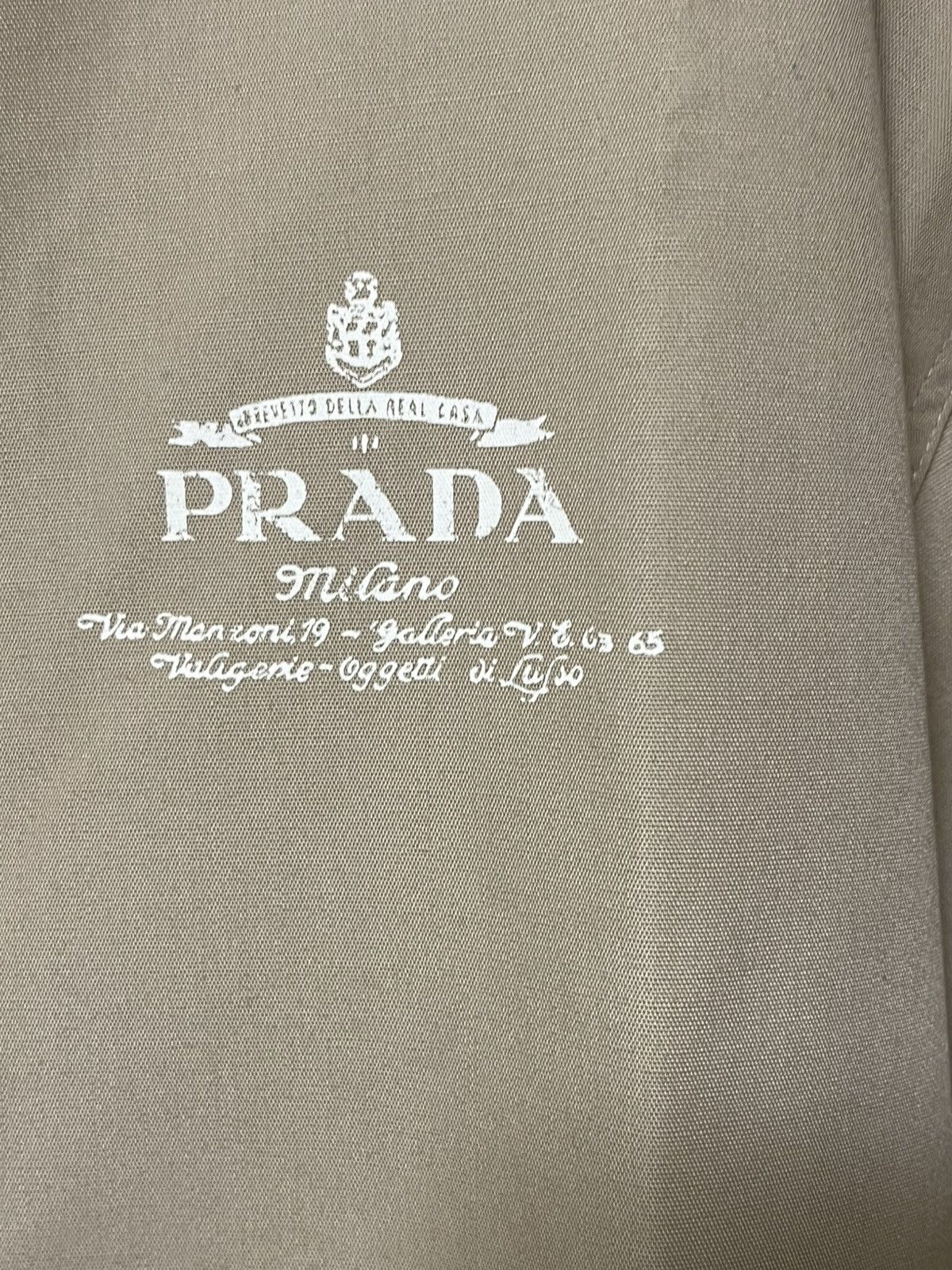 Prada Prada Technical Cotton Zip Up Shirt Sz Small Size US S / EU 44-46 / 1 - 3 Thumbnail
