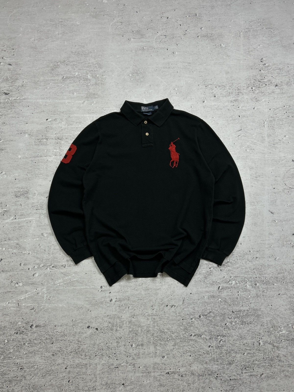 🔥VINTAGE POLO RALPH LAUREN BIG LOGO RUGBY SHIRT/LONGSLEEVE🔥