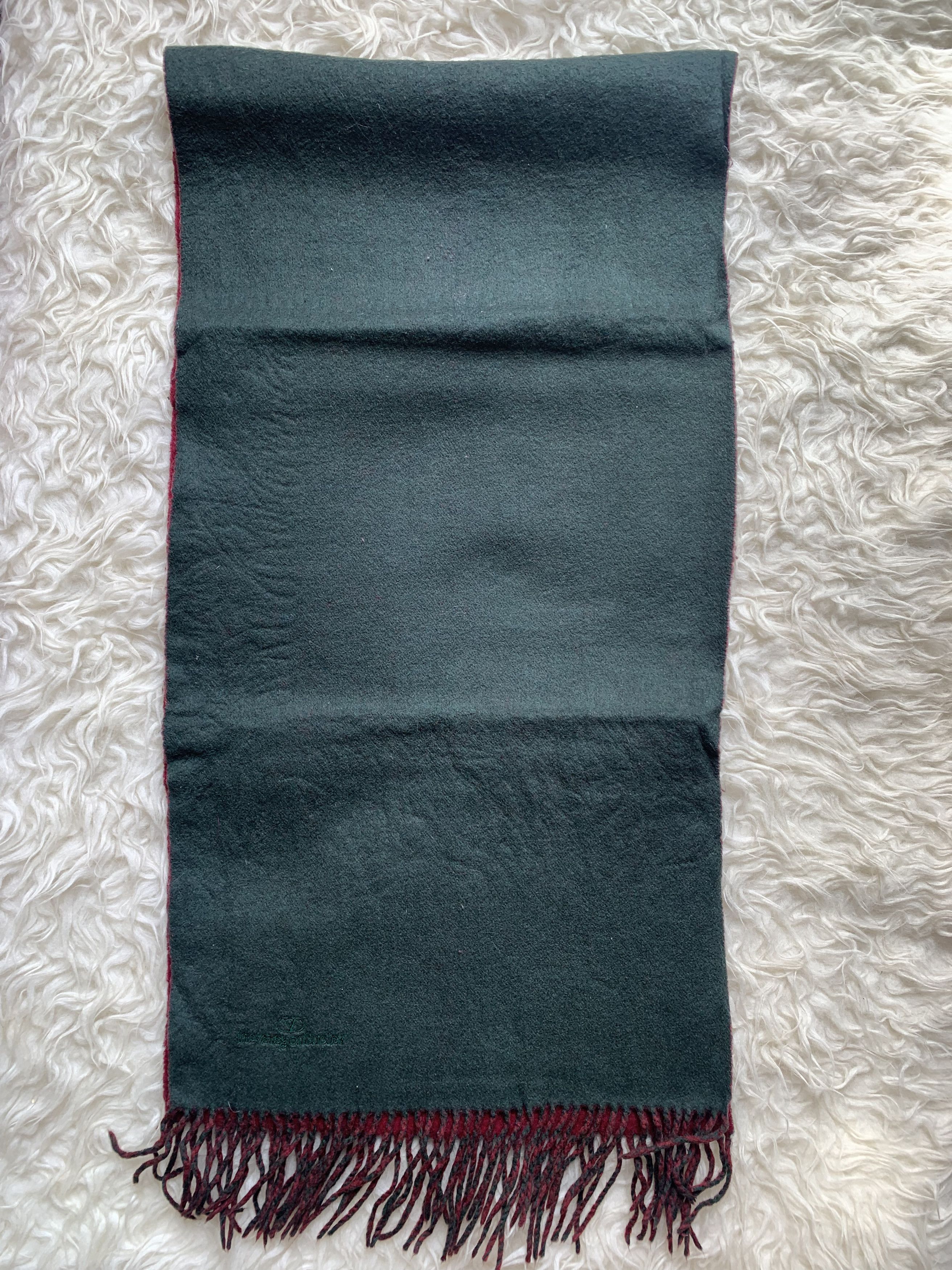 Valentino Valentino Garvani reversible Cashmere Scarf Red and Green Size ONE SIZE - 6 Thumbnail