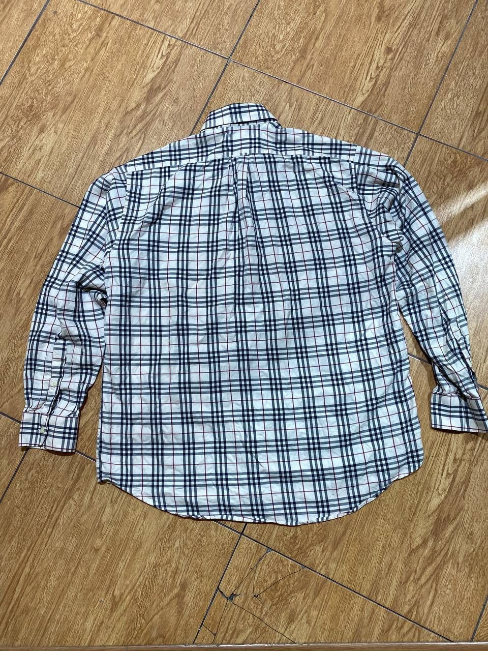 Burberry Burberry London vintage Check Plaid Button-Up Shirt Size US L / EU 52-54 / 3 - 5 Thumbnail