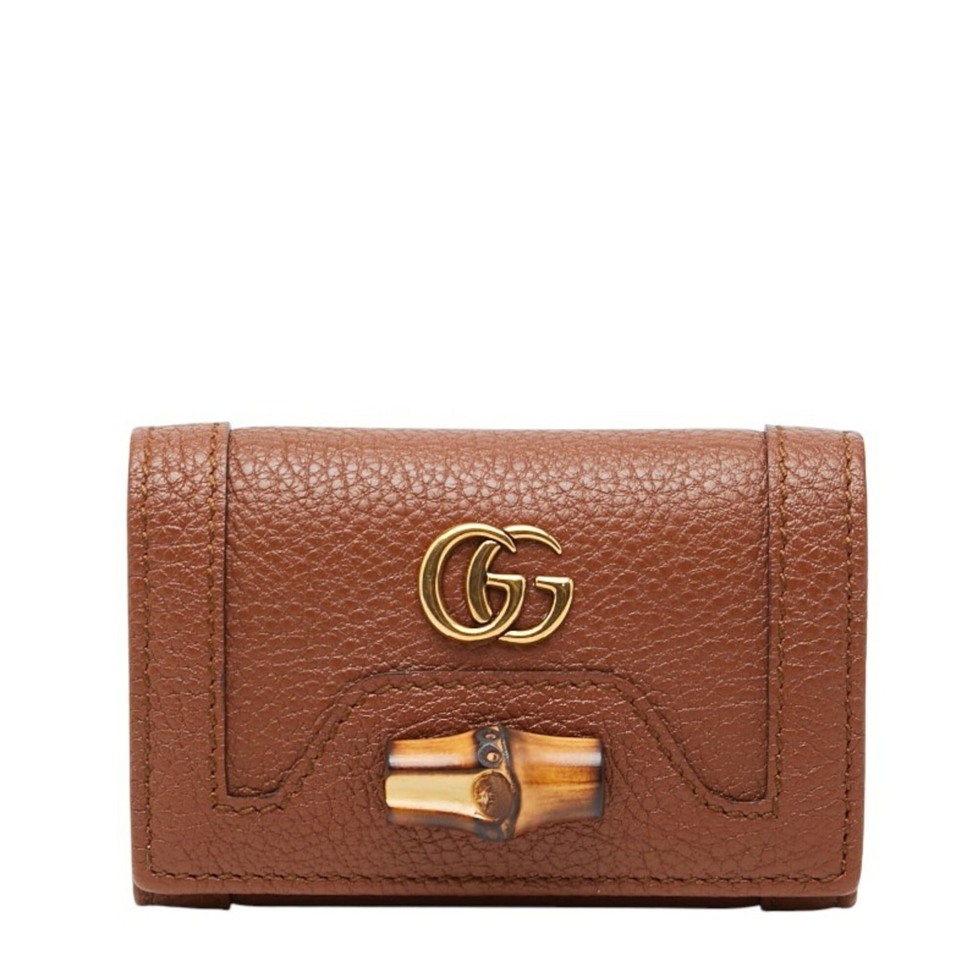 Gucci Gucci Diana Bamboo 6-Key Case 658636 Brown Leather Women's GUCCI Size ONE SIZE - 1 Thumbnail