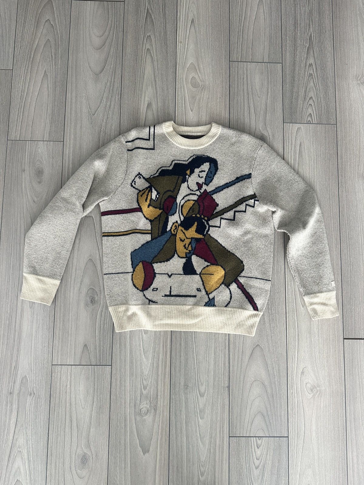 Aime Leon Dore Aimé Leon Dore Molina Knit Tape Up Sweater Size L Large Size US L / EU 52-54 / 3 - 1 Thumbnail