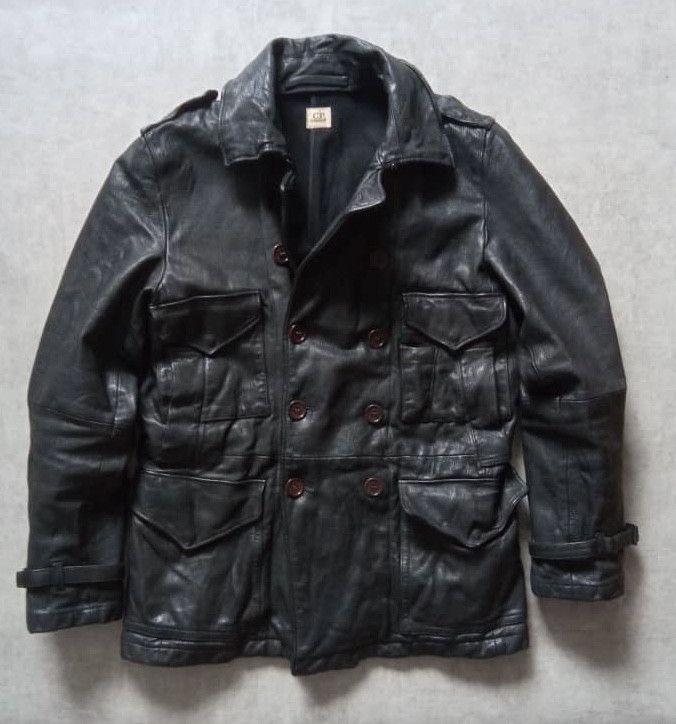 C.P. Company C.P Company Aw09 leather utility jacket Mille miglia Size US L / EU 52-54 / 3 - 1 Thumbnail