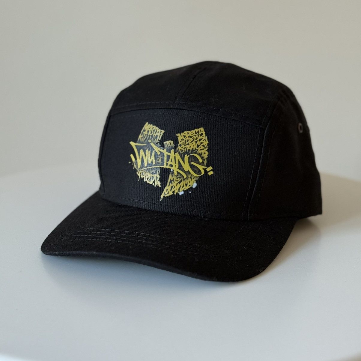 Wu-Tang Clan Rare Vintage 90s Wu-Tang Clan 5 Panel Cap USA Hip Hop Size ONE SIZE - 1 Thumbnail