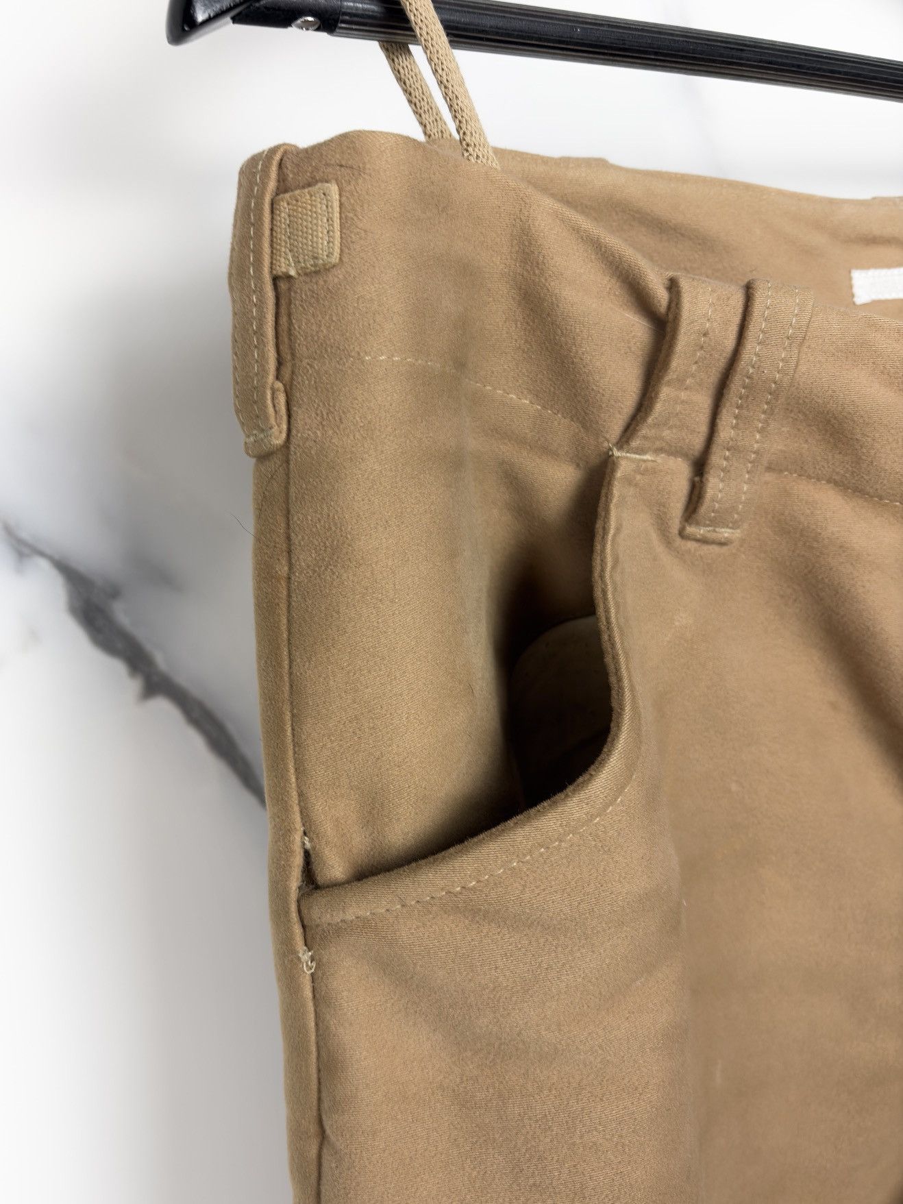 Helmut Lang AW00 Helmut Lang Vintage Moleskin Trousers Pants Tan Size US 32 / EU 48 - 8 Thumbnail