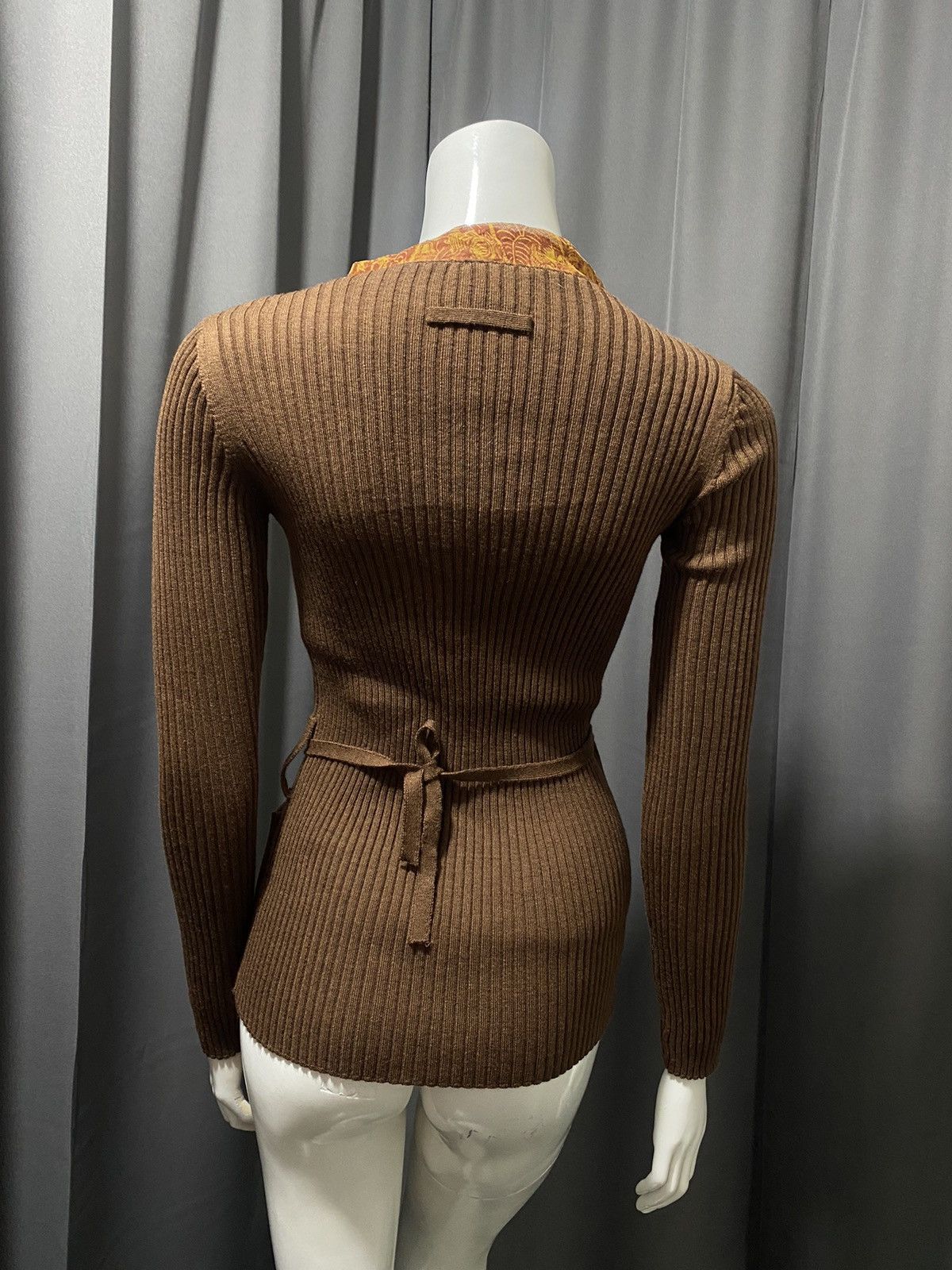 トップス Jean paul gaultier archive cardigan Archive 90s Jean Paul Gaultier- V-cut Cardigan Knit