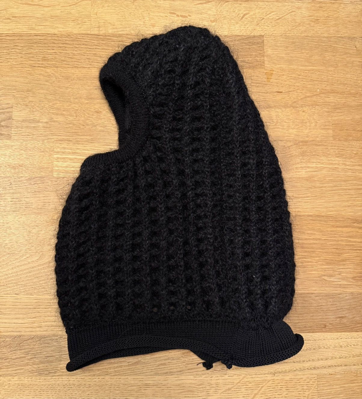 Givenchy Givenchy Black Wool Horn Balaclava Size ONE SIZE - 3 Thumbnail
