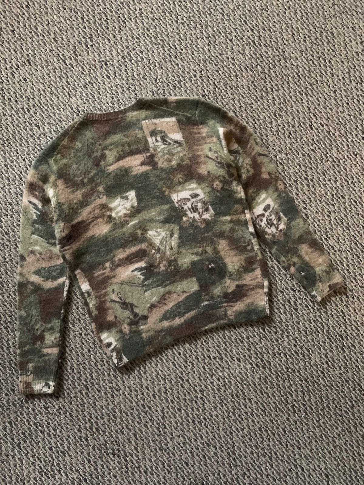 Polo Ralph Lauren NWT Polo Ralph Lauren Sea-To-Ski Camo Alpaca Wool Sweater Size US M / EU 48-50 / 2 - 2 Thumbnail