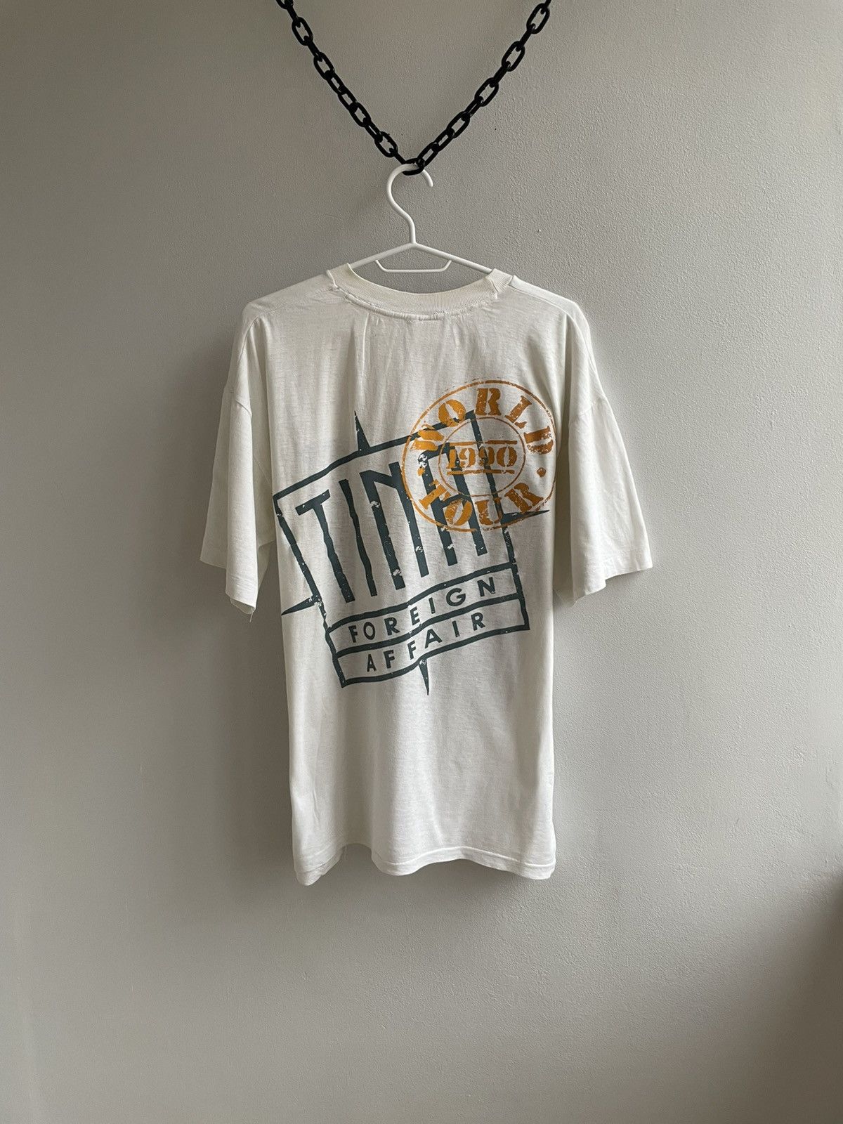 Vintage Tina Turner 1990 Vintage Tour 90s T Shirt Tee Shirt Size US XL / EU 56 / 4 - 11 Thumbnail