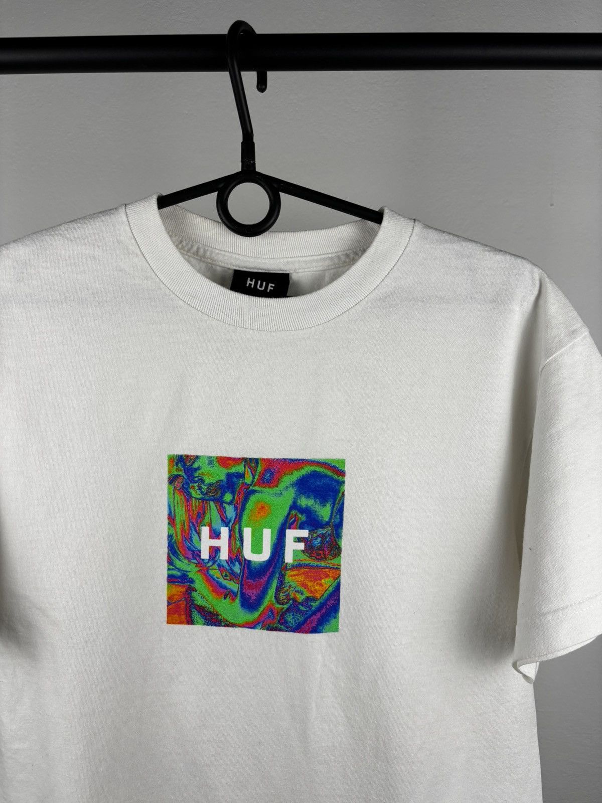 Huf Huf big logo t shirt size M Size US M / EU 48-50 / 2 - 2 Thumbnail