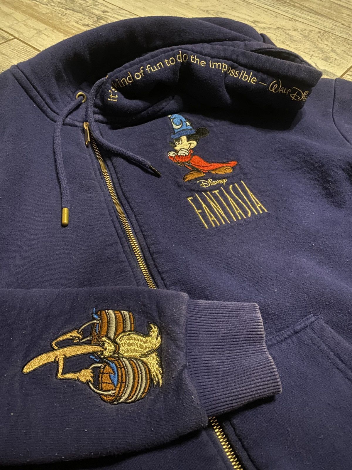 Disney × Japanese Brand Disney Fantasia Zip-up Hoodie Size US L / EU 52-54 / 3 - 2 Thumbnail