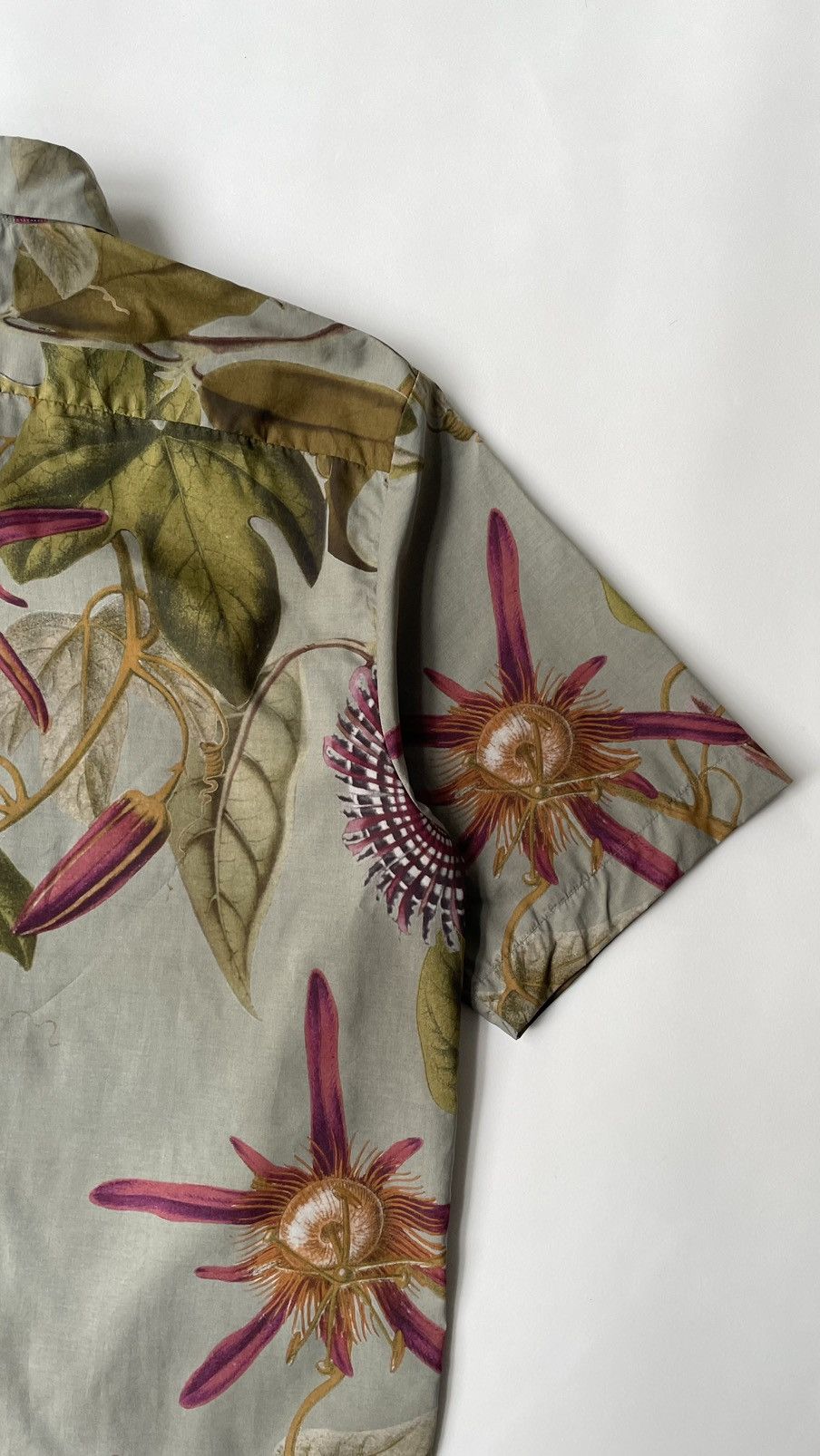 Dries Van Noten A/W 23 ‘Botanical Print’ Short Sleeve Shirt Size US M / EU 48-50 / 2 - 11 Thumbnail
