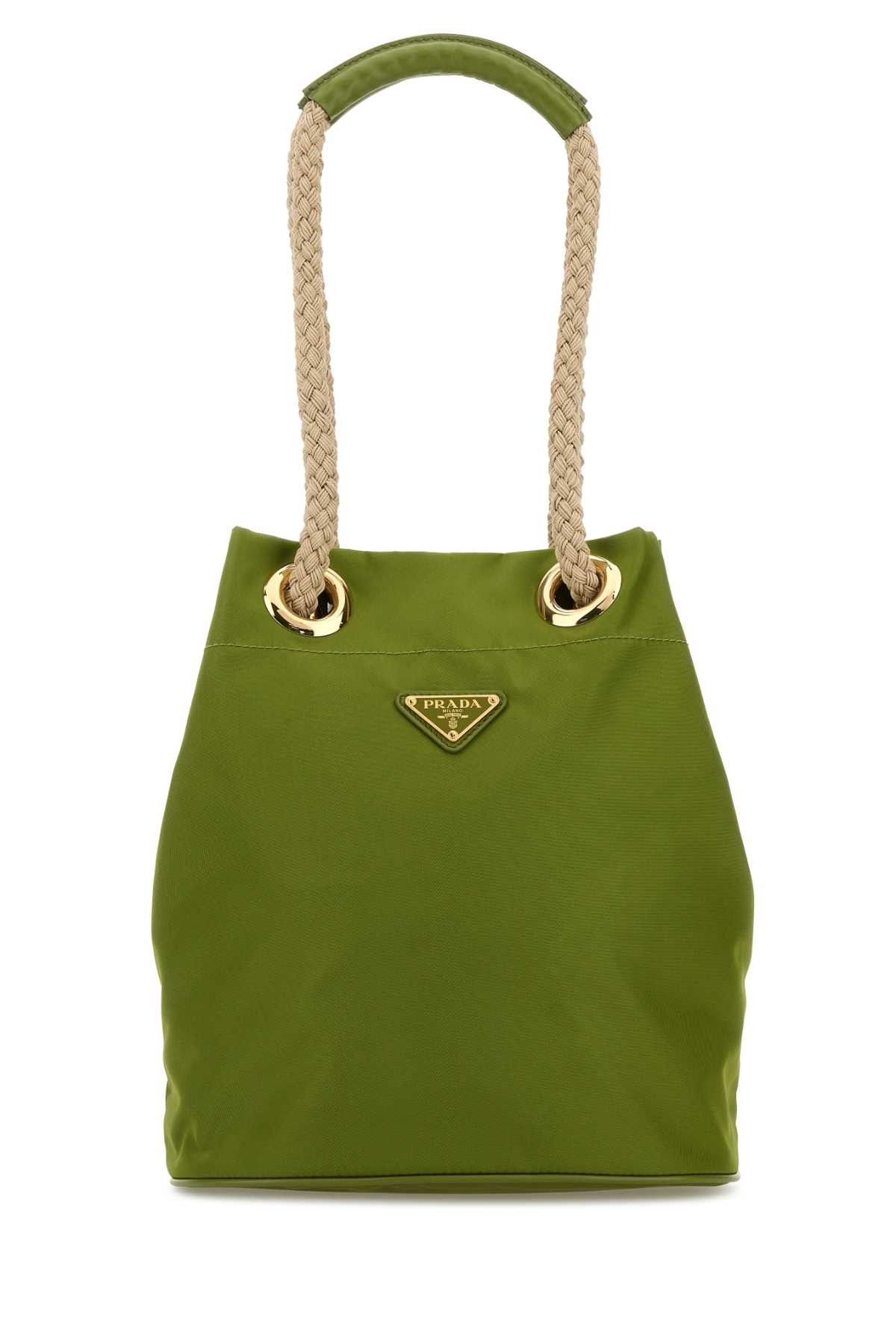 Prada Green Re-Nylon Prada Mariner Bucket Bag Size ONE SIZE - 1 Thumbnail