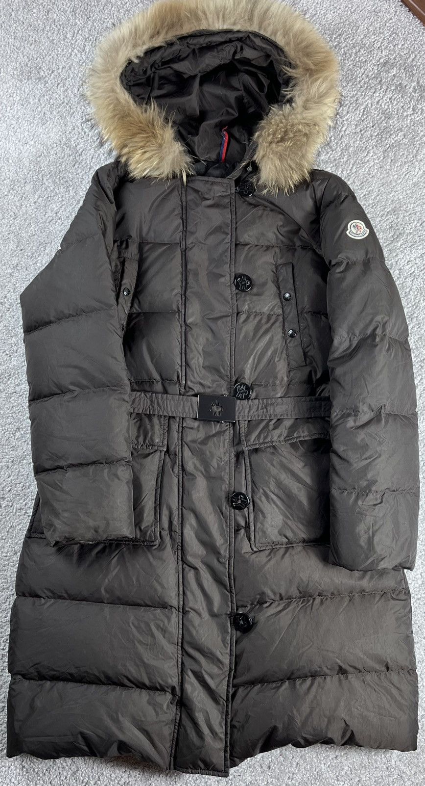 Moncler Moncler Fur Messina Brown Down Coat Size 2 Size M / US 6-8 / IT 42-44 - 17 Thumbnail