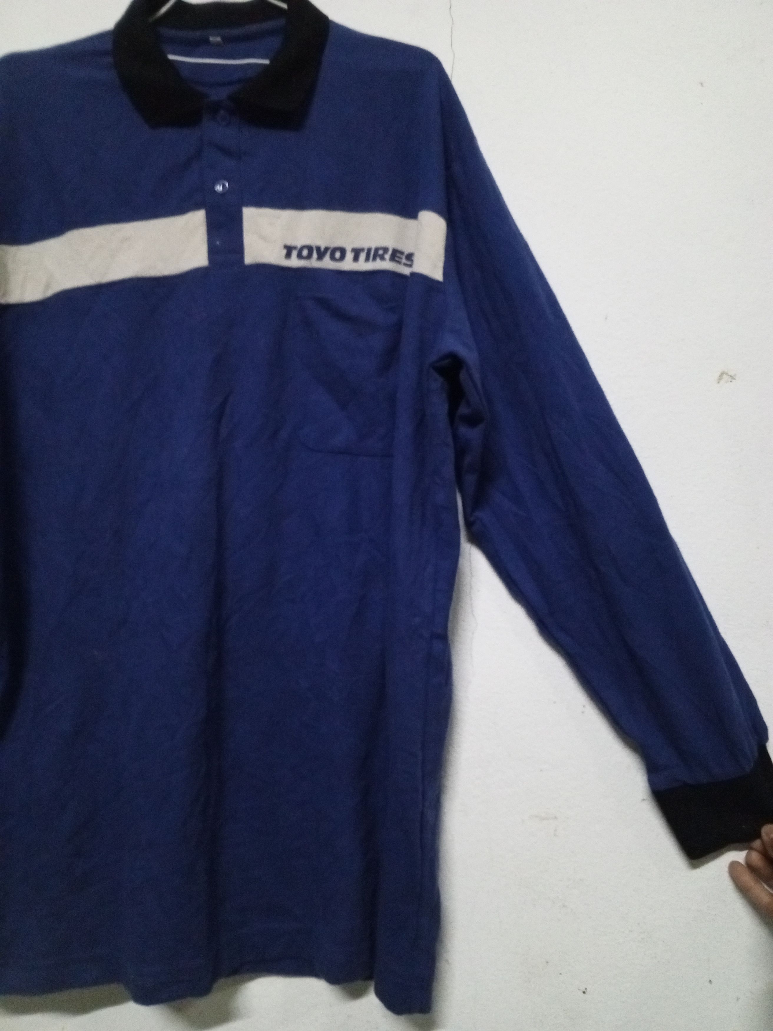 Japanese Brand TOYO TIRES LONG SLEEVE Size US L / EU 52-54 / 3 - 3 Thumbnail