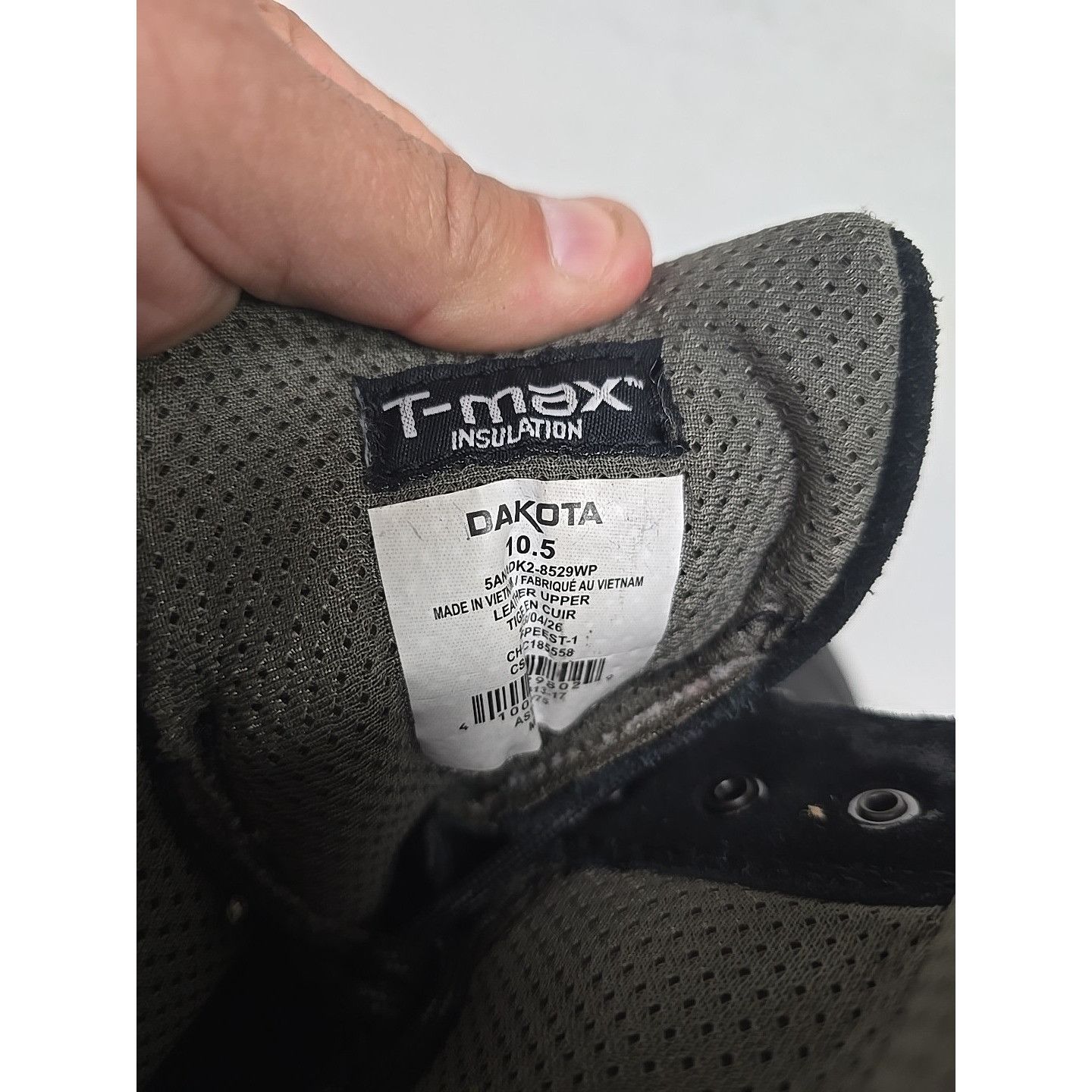 Other Dakota Men's 529 HD3 8" STSP Injected Welt Boots Black/Black Size US 10.5 / EU 43-44 - 4 Thumbnail