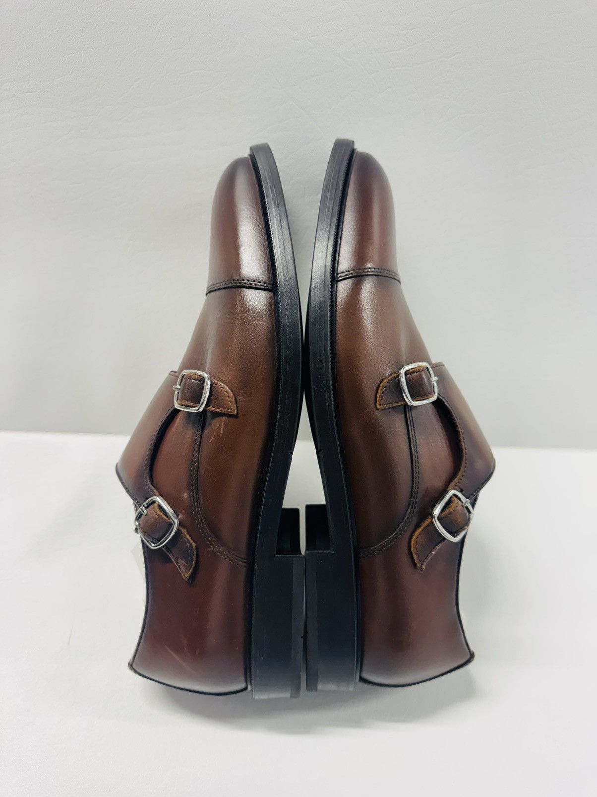 Zara Zara Leather Dress Shoe Brown Size US 11 / EU 44 - 2 Thumbnail