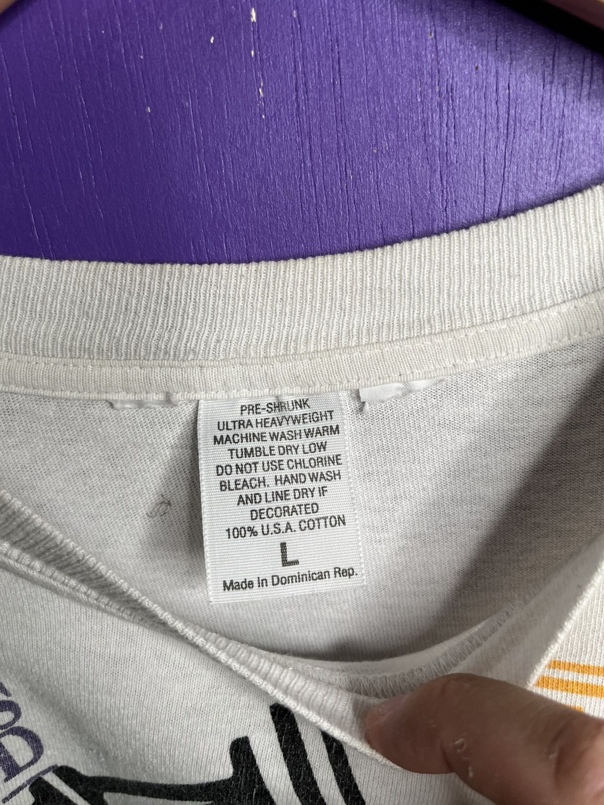 Marithe + Francois Girbaud Vintage 90s Marithe Francois Girbaud logos AOP tee Size US XL / EU 56 / 4 - 4 Thumbnail