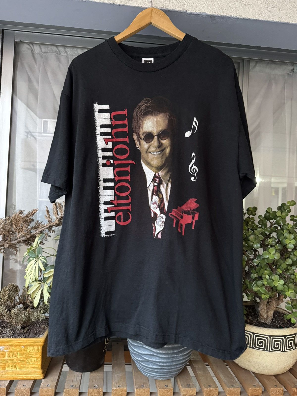 Band Tees × Vintage Elton John tour 2010 Size US XL / EU 56 / 4 - 1 Thumbnail