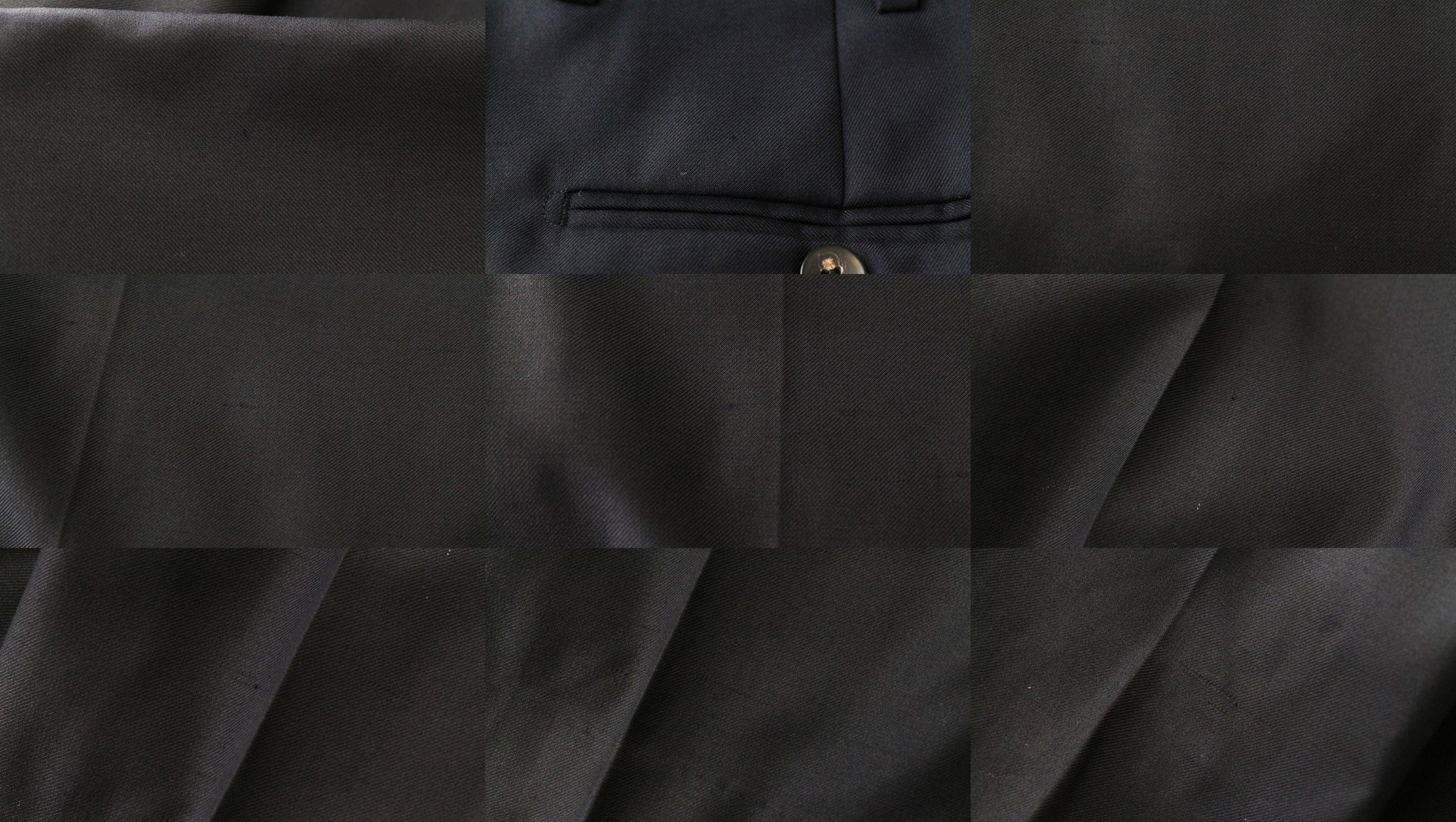 Suitsupply LA SPALLA UK32R Blue Wool Pleated 2 Piece Suit 75831 Size 34S - 10 Thumbnail