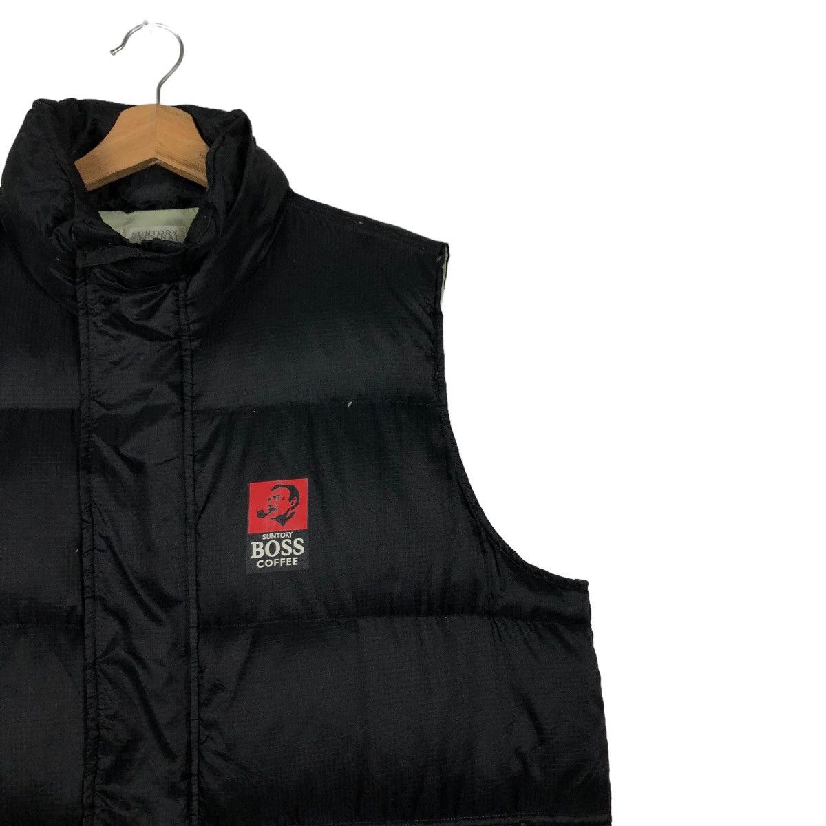 Japanese Brand 🔥90’s Puffer Down Vest Suntory Original Design Big Logo Size US M / EU 48-50 / 2 - 6 Thumbnail