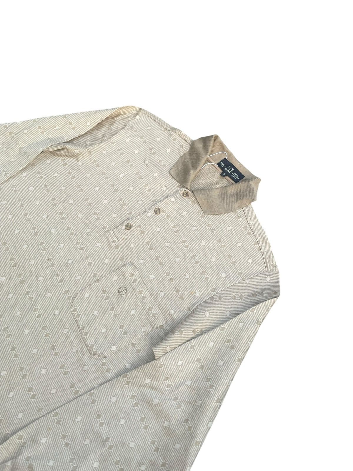 Alfred Dunhill Vintage Dunhill L/S Polo Tshirt Size US M / EU 48-50 / 2 - 2 Thumbnail