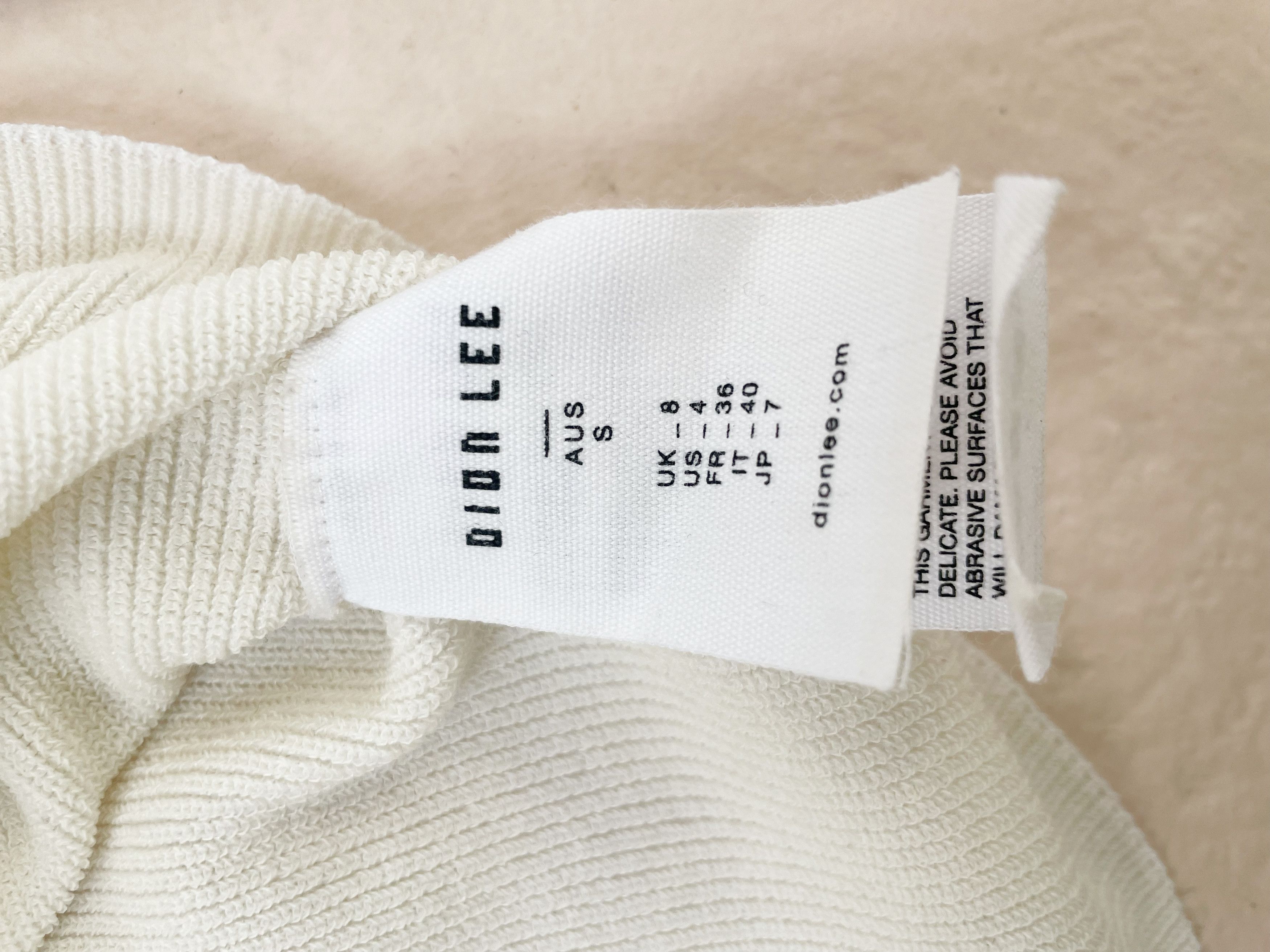 Dion Lee Dion Lee Off White Bichrome Cardigan Size S / US 4 / IT 40 - 4 Thumbnail